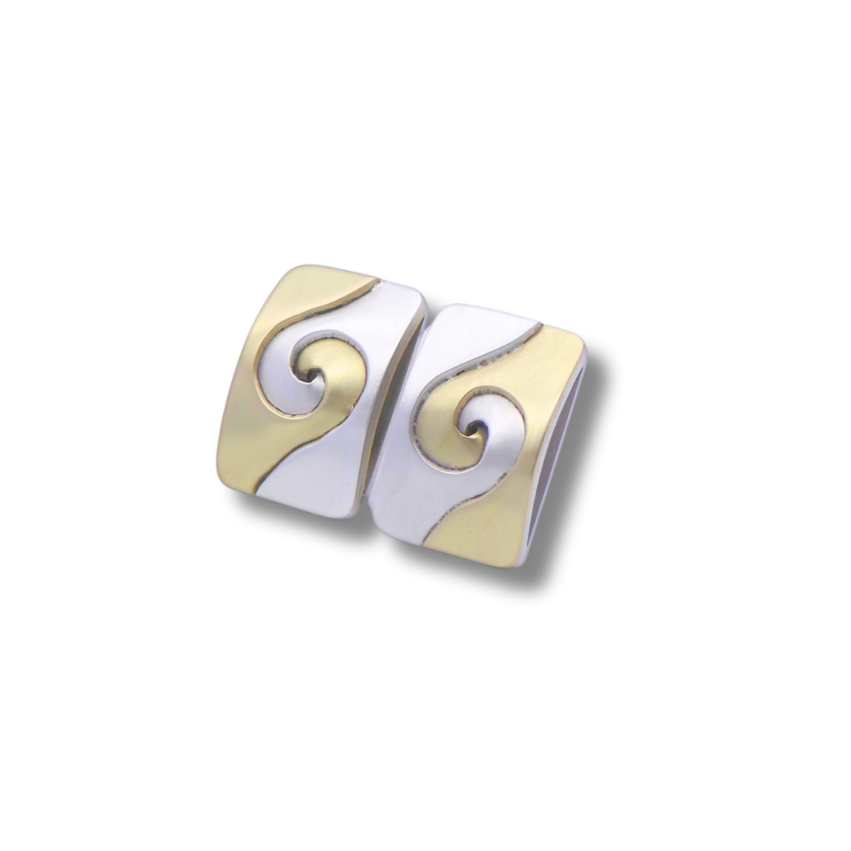 Spiral Unity Earrings - Flat Backs