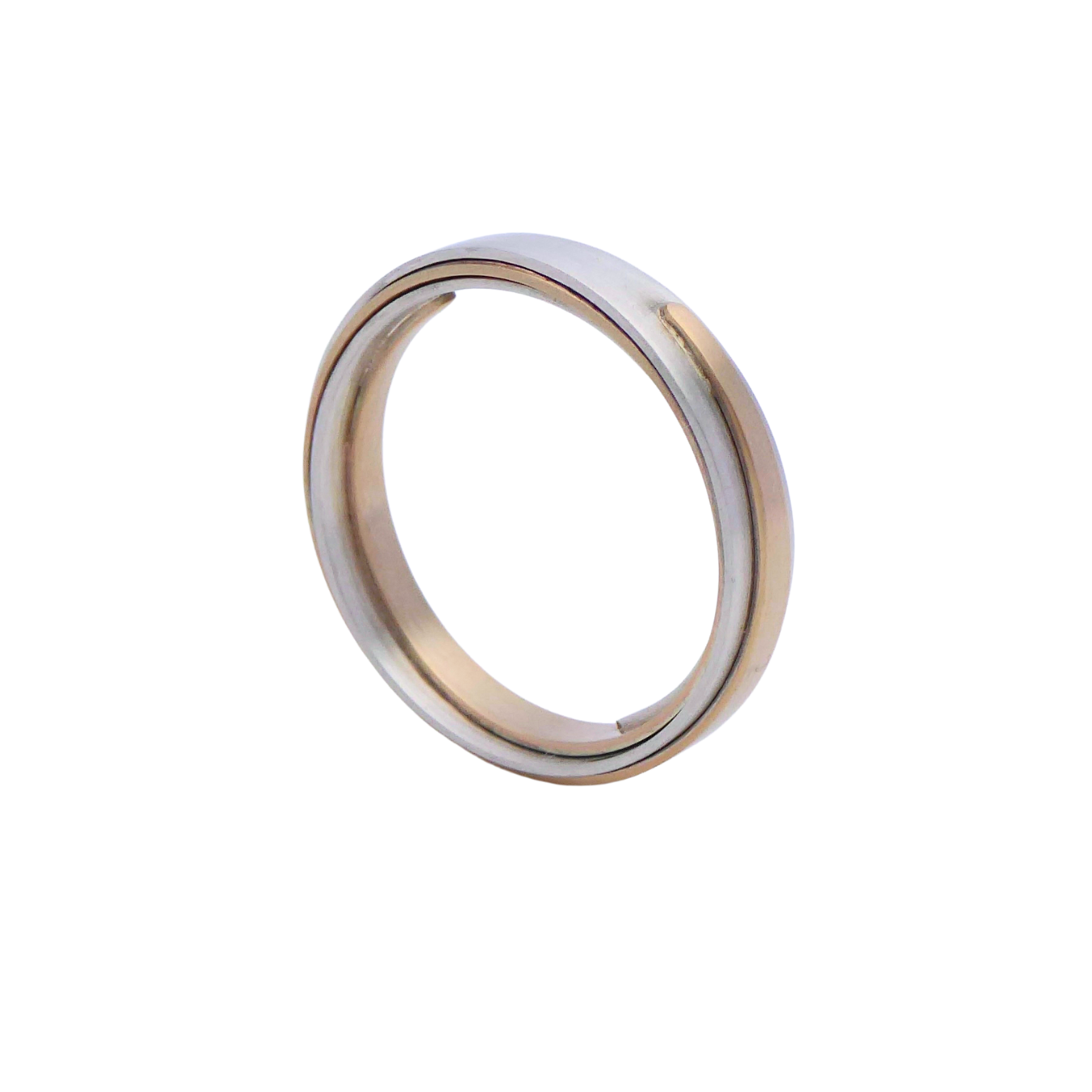 Bound Unity Wedding Ring - 9ct White Gold & 9ct Yellow Gold