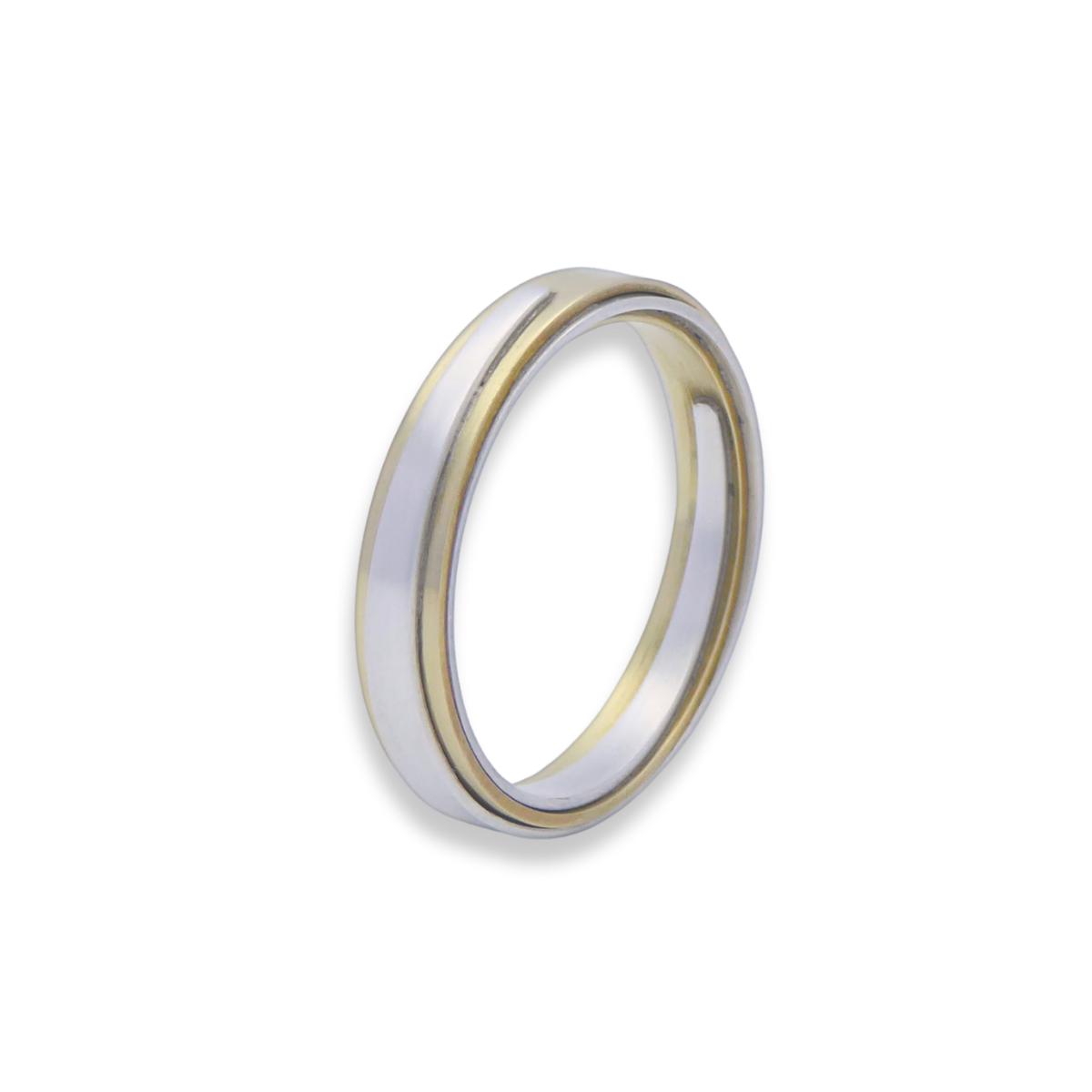 Bound Unity Ring - Silver & Brass
