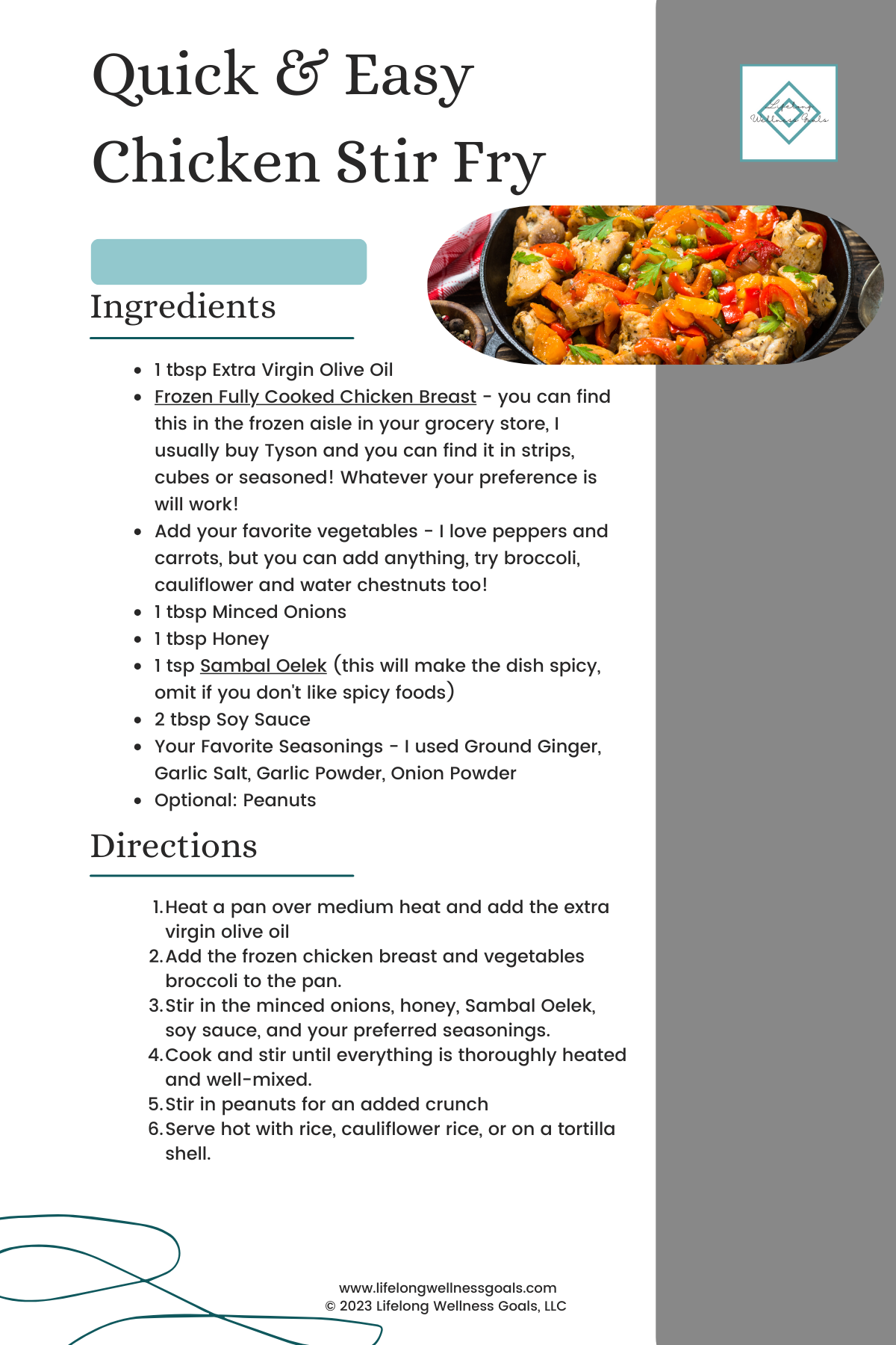 Quick & Easy Chicken Stir-Fry