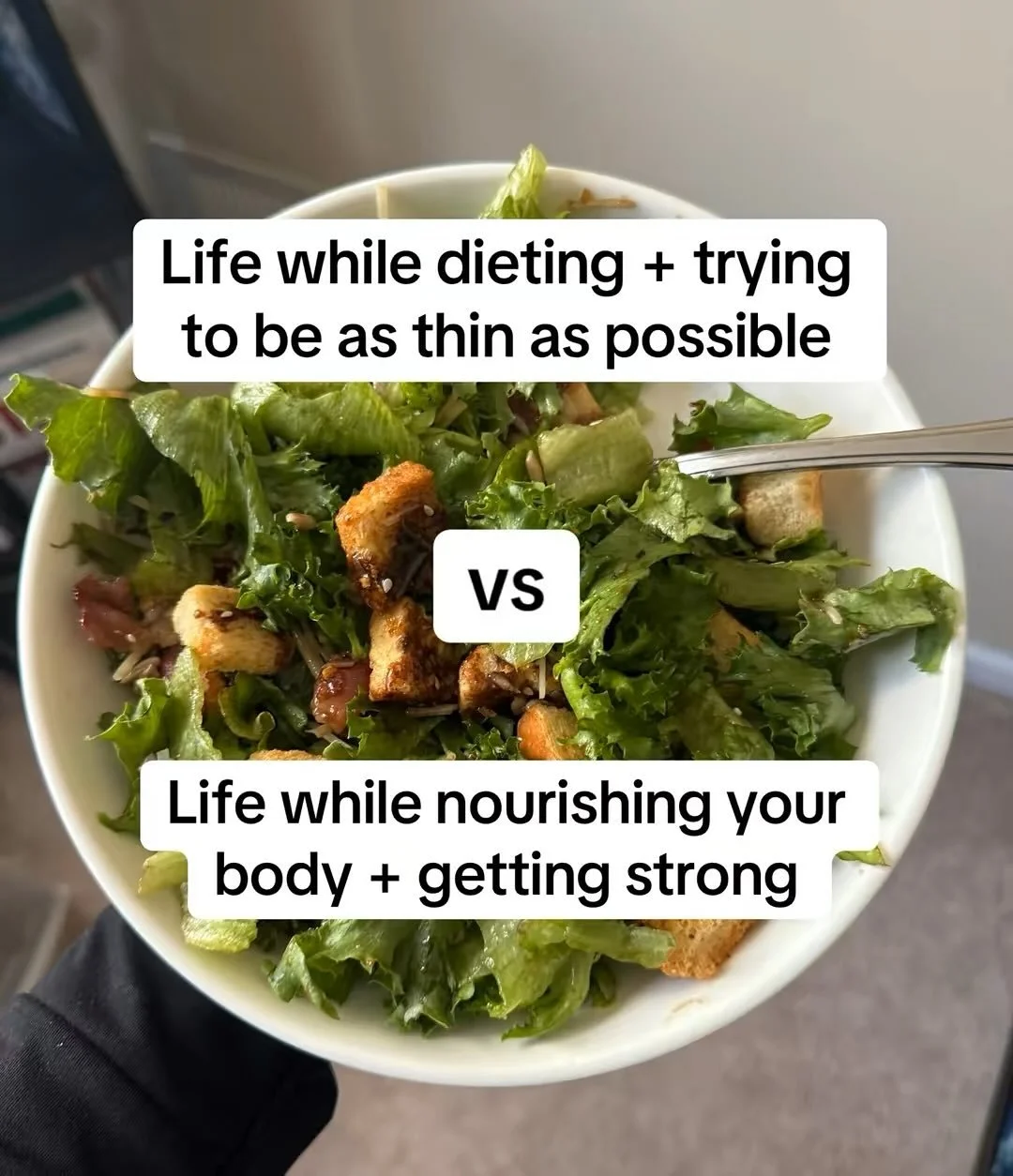 The only before &amp; after I want to see is after dieting life ✨

Dieting only makes your world smaller&hellip; but when you focus on nourishment, you gain:
✔️ Energy to do what you love
✔️ Strength + confidence in your body now
✔️ Freedom from the 