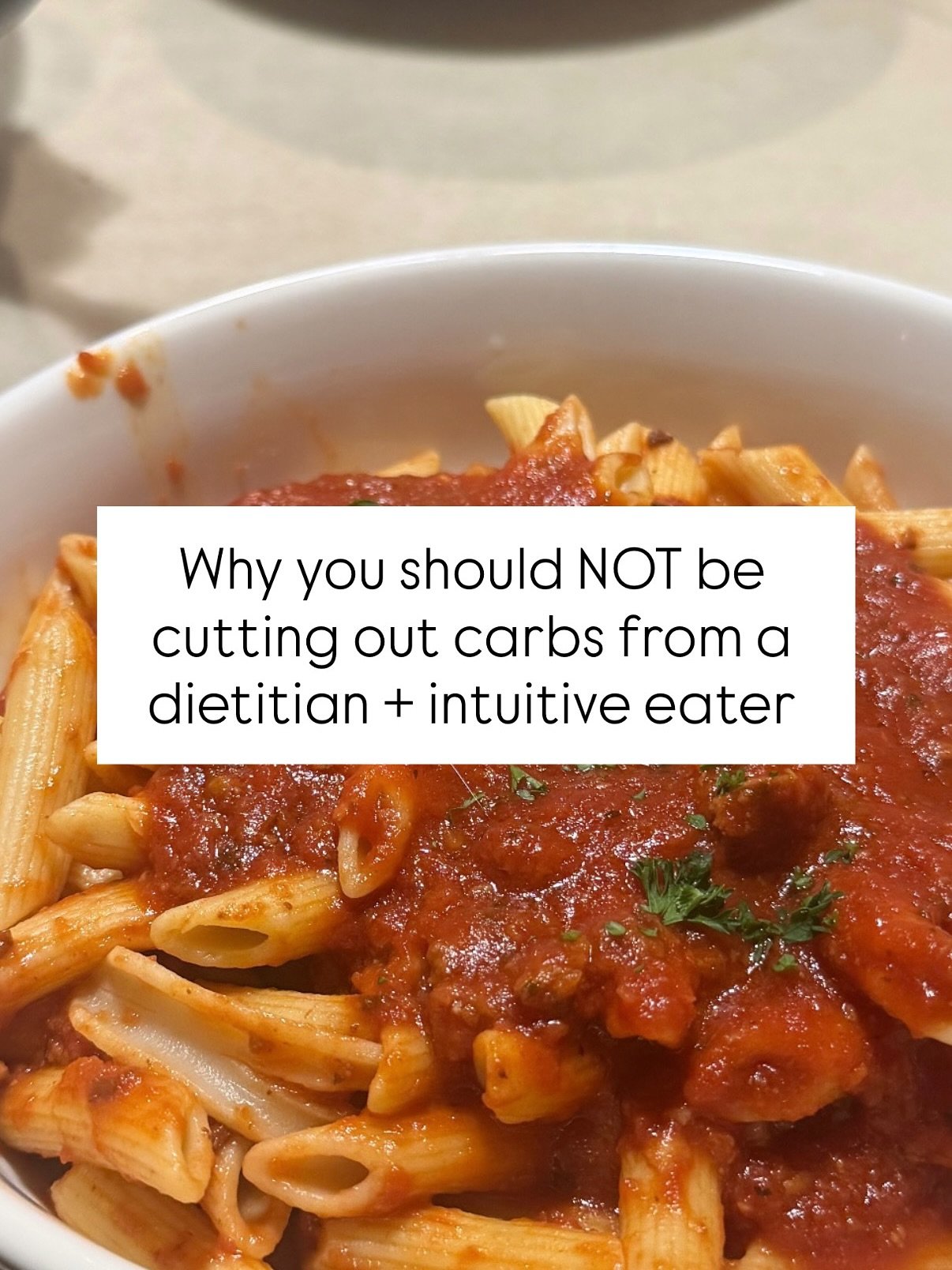 PLEASE don&rsquo;t cut out carbs&hellip;here&rsquo;s why 👇

🍞 Carbs are your body&rsquo;s main source of energy &mdash; you thrive physically and mentally when you eat enough to support your body

🍚 When you add them to every meal alongside protei