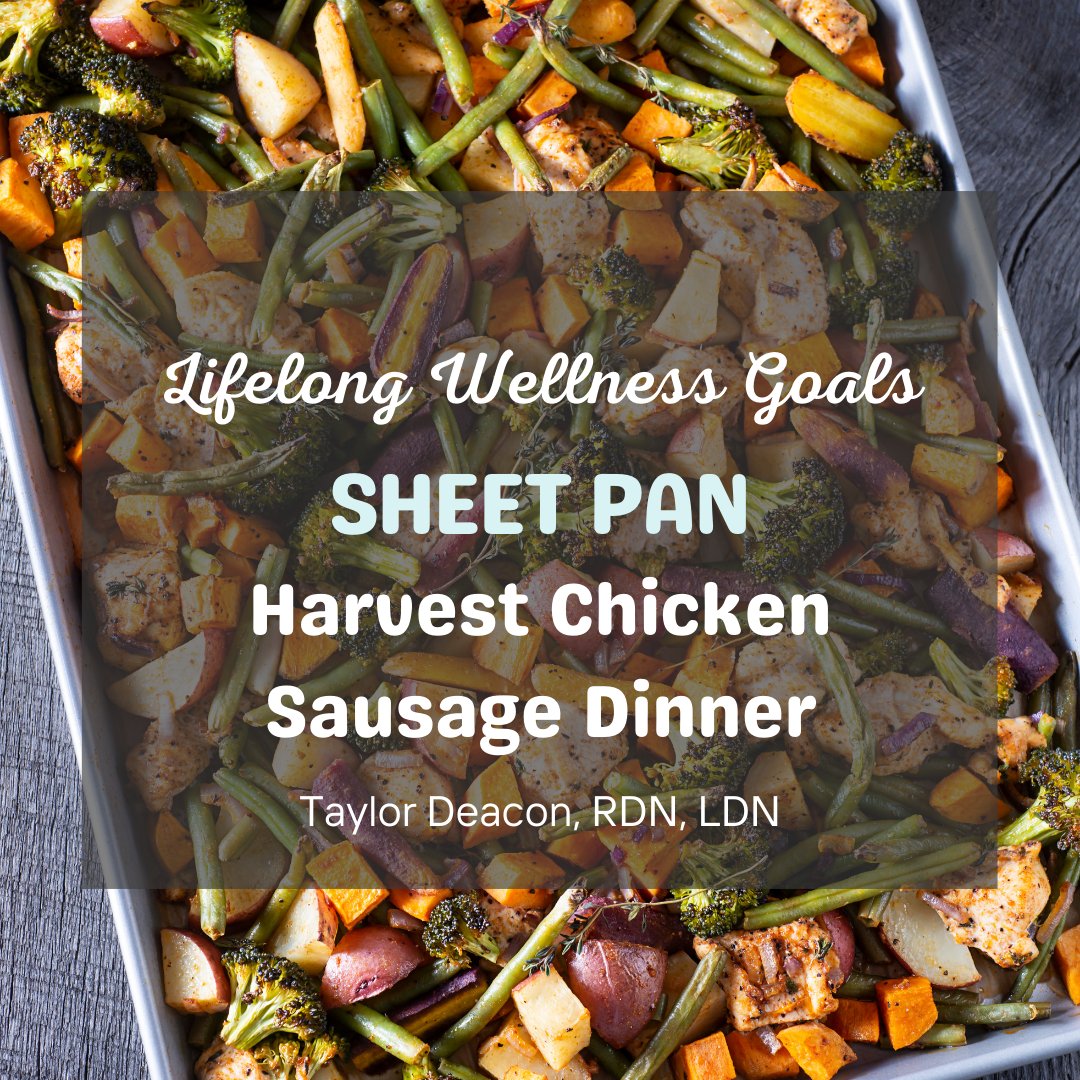 Sheet Pan Chicken Sausage Harvest Dinner
