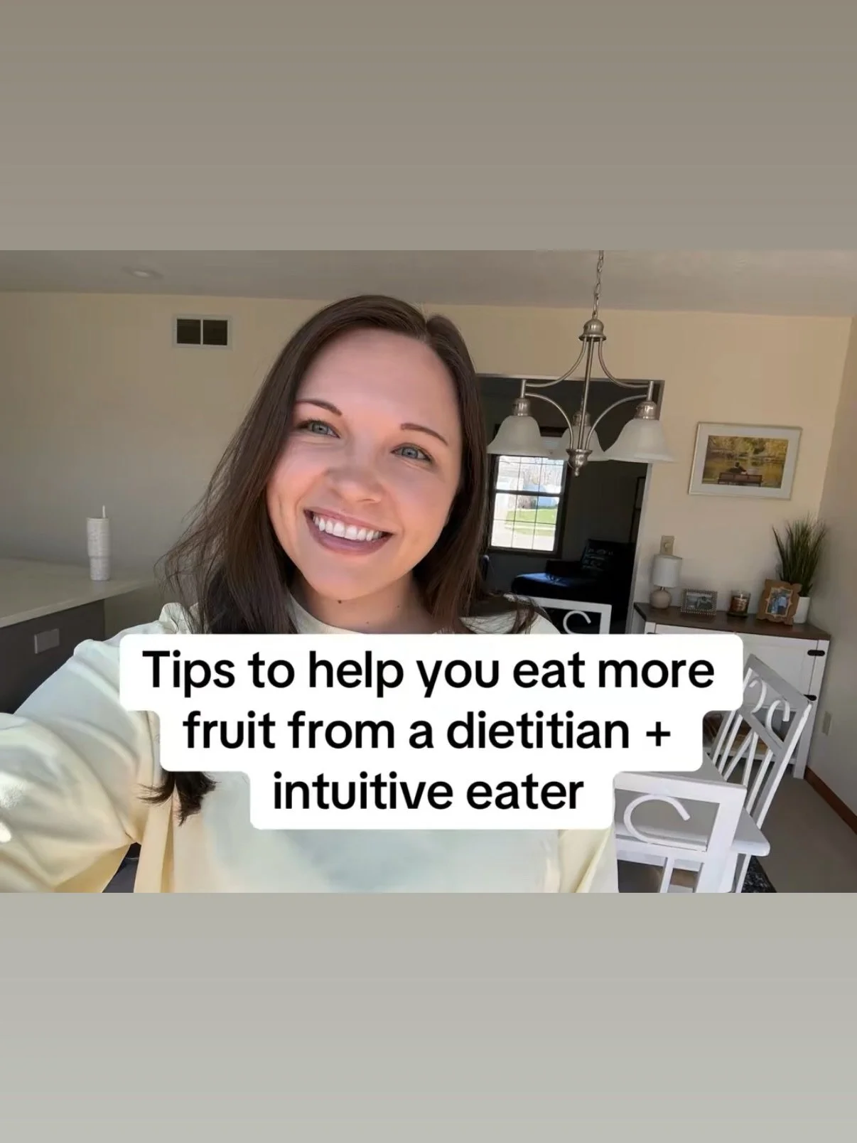 Tips to eat more fruit from a dietian + intuitive eater
. 
I hear it all the time: &ldquo;But Taylor, aren&rsquo;t fruit bad for you because they are high in sugar?&rdquo; 

First: fruit isn&rsquo;t &ldquo;bad&rdquo; for you&hellip; unless you stole 