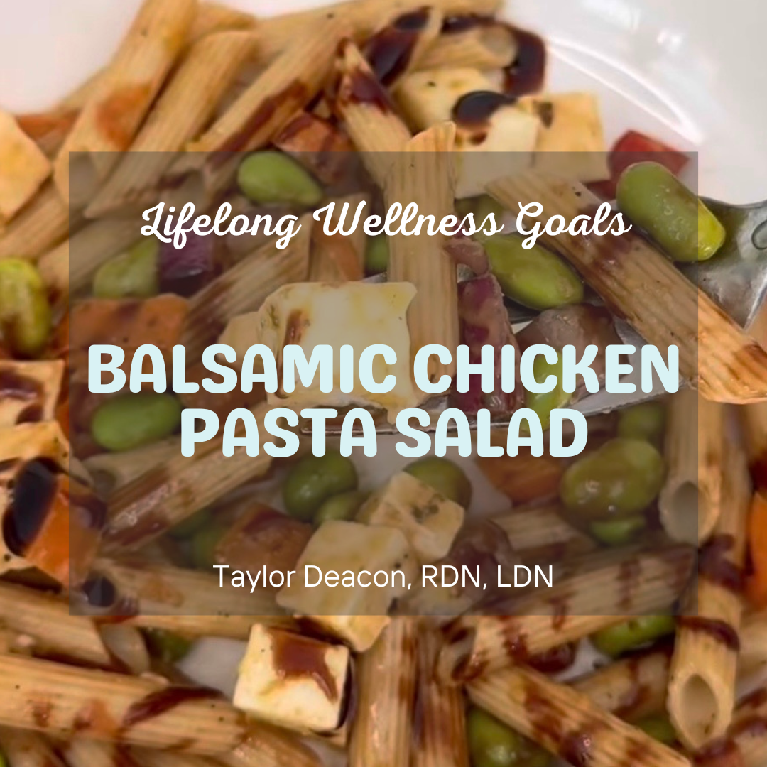 Balsamic Chicken Pasta Salad