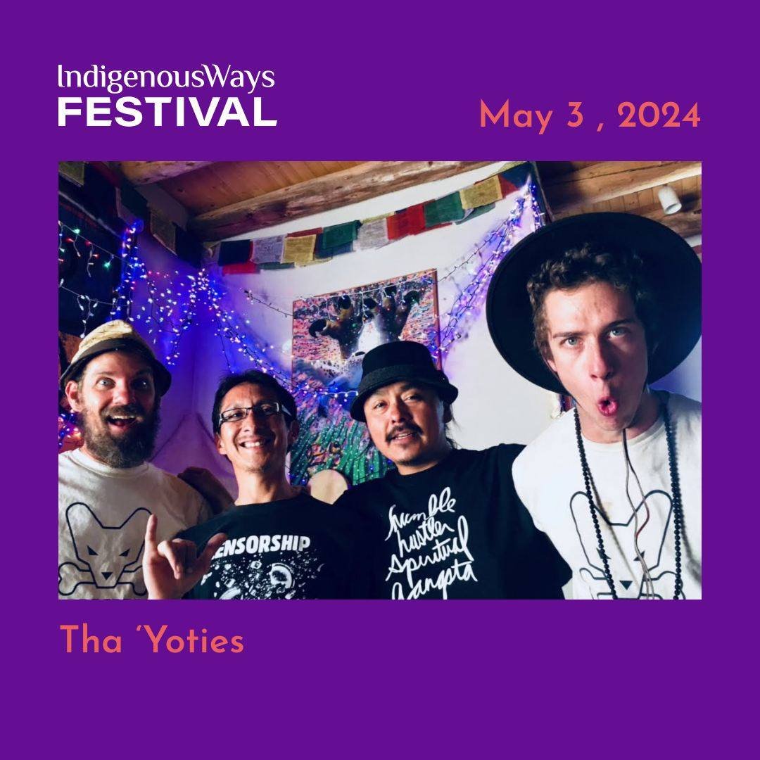 We&rsquo;re thrilled to have the @tha_yoties joining us for the #IndigenousWays Festival this year!

Tha &rsquo;Yoties are a Reggae Indie Folk band based in #Flagstaff, AZ, and we cannot WAIT to move to their smooth rhythms this May!

#IndigenousWays