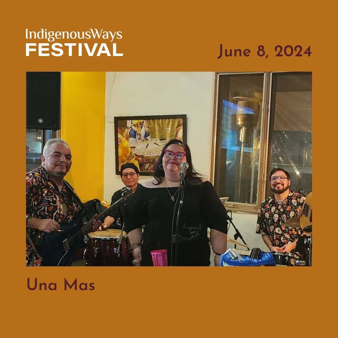 Get a dose of New Mexican soul music this June with the legendary Una Mas y La Cha Cha, joining us at the #IndigenousWaysFestival 2024!

Reflecting the beautiful diversity of #SantaFe, the musical Latin fusion of these Spanish and Mexican families is