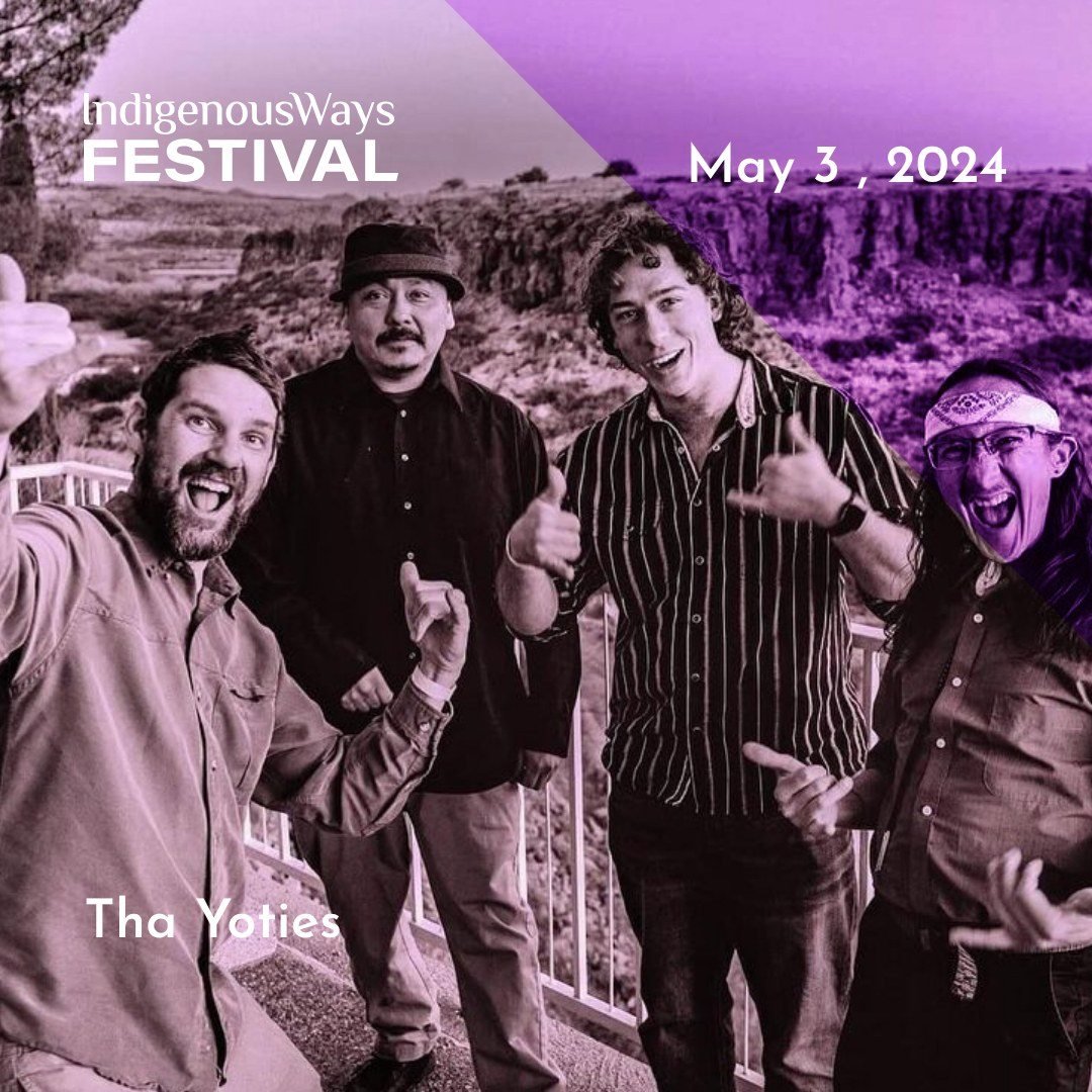 TOMORROW join us at the #SantaFeRailyard for the first #IndigenousWaysFestival of the season!
 
Don&rsquo;t miss your chance to see @tha_yoties live on the #IndigenousWays stage tomorrow. 

Check out our website for the full lineup of acts and worksh