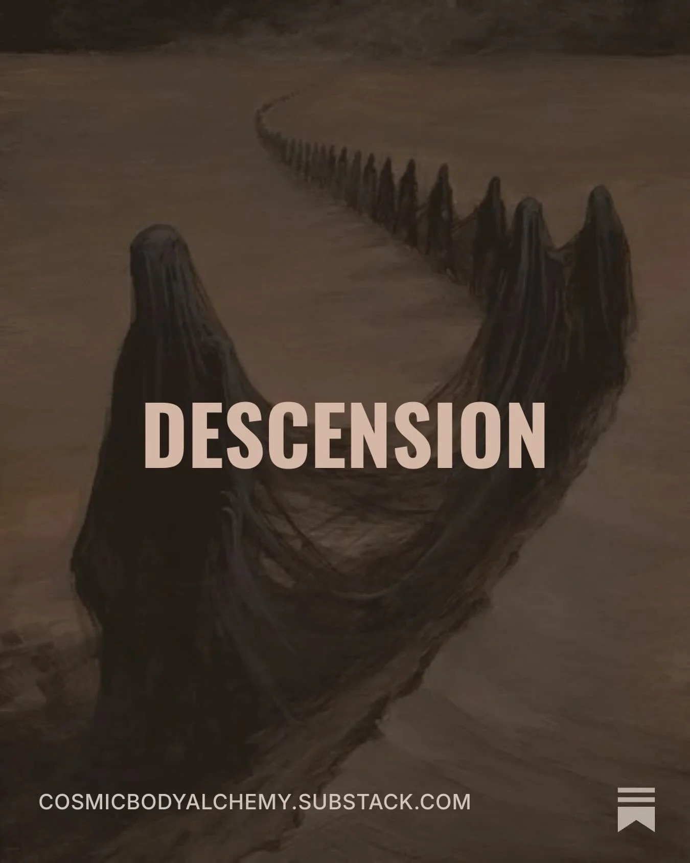 New substack article is live, the link is in my bio. 

I've been in such a descent - spiraling in &amp; down to find new life. 

This year has completely been about unraveling identity that was attached to armor and what isn't actually true. 

It's i