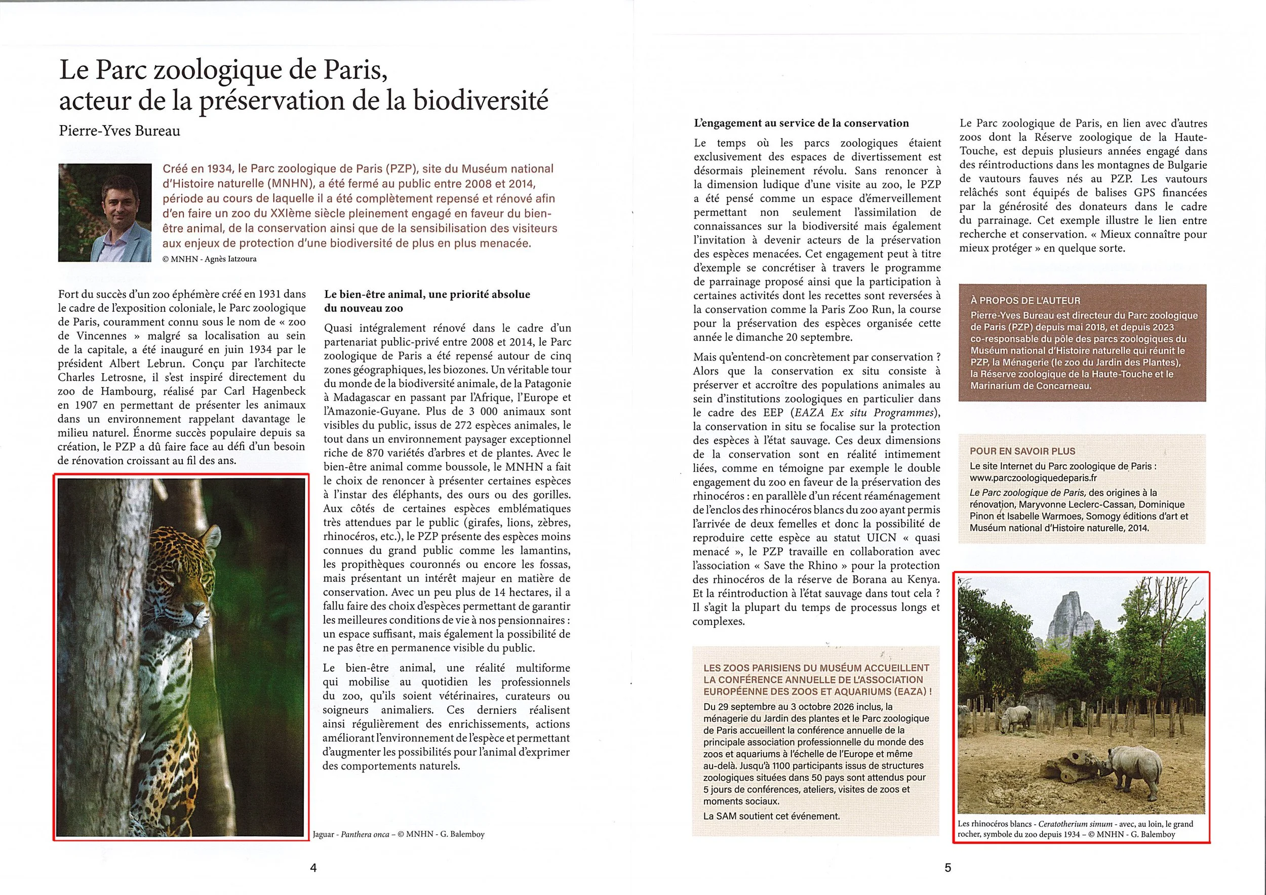 Société des Amis du Muséum bulletin, Paris, 2026