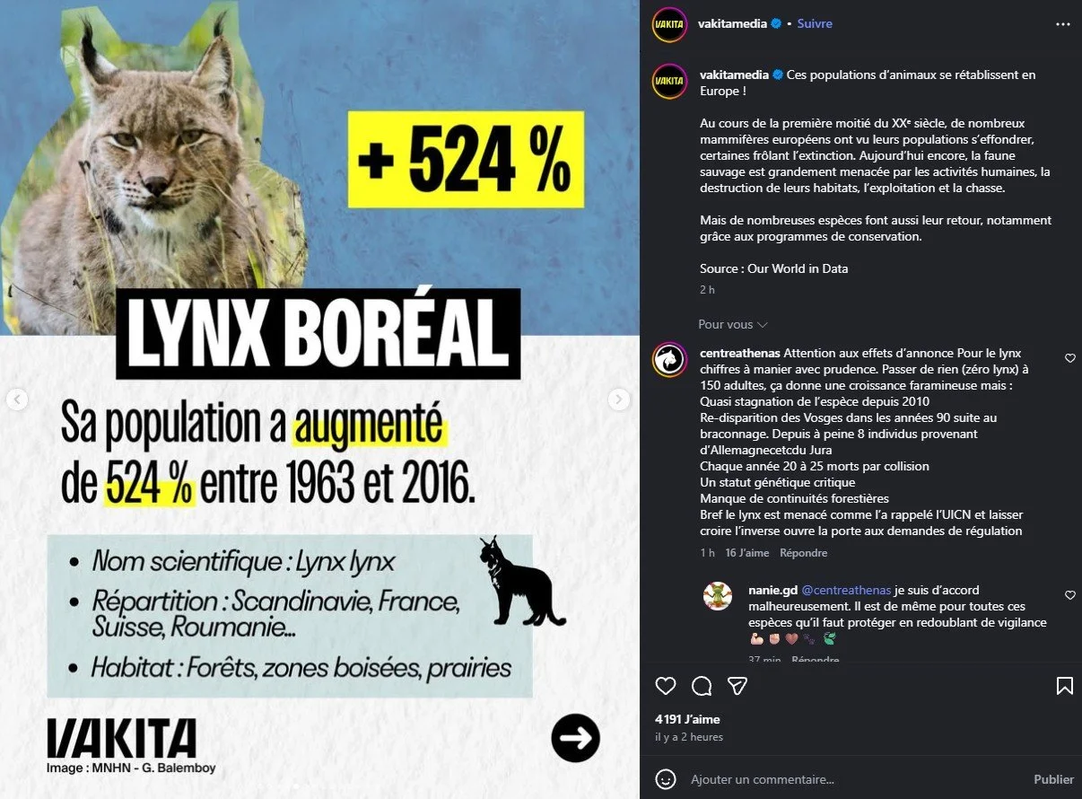 2026 Instagram post for Vakita, France