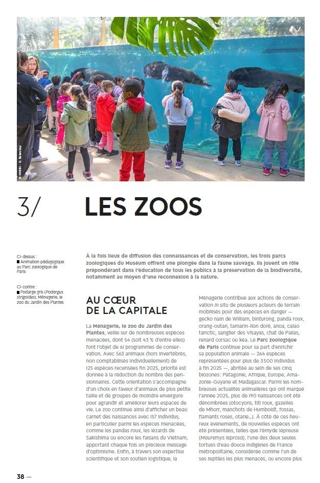 Rapport d'activité 2025, MNHN, Paris, 2026