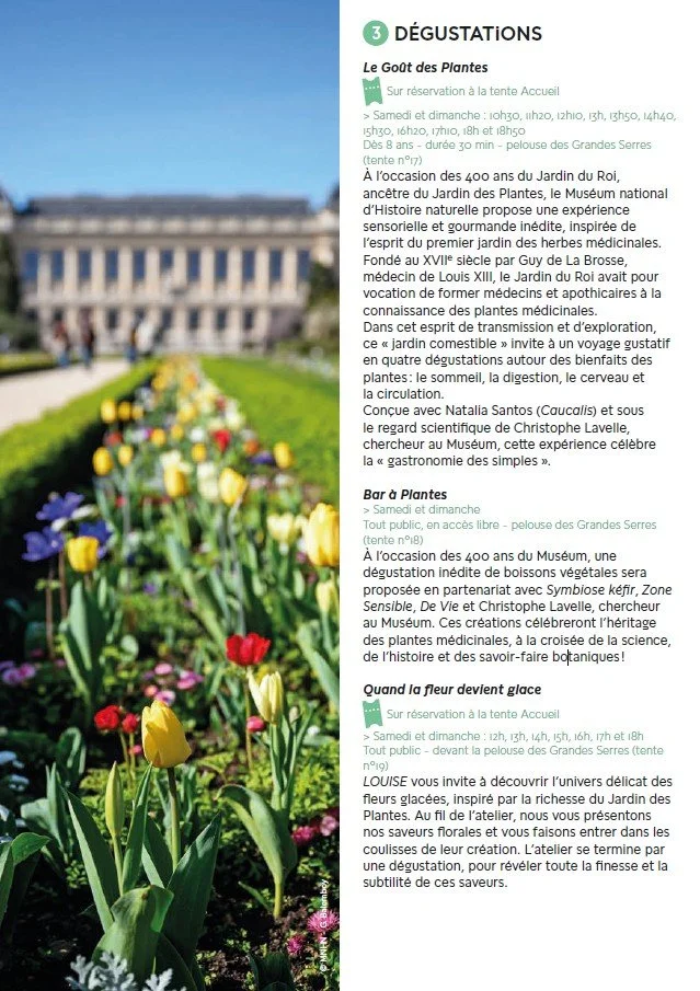 "Fête de la Nature" brochure, Jardin des Plantes de Paris, MNHN, 2026