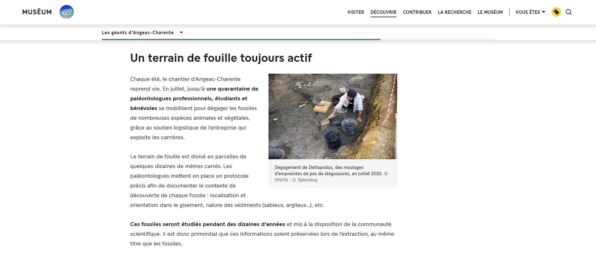 Angeac-Charente, MNHN website, 2026