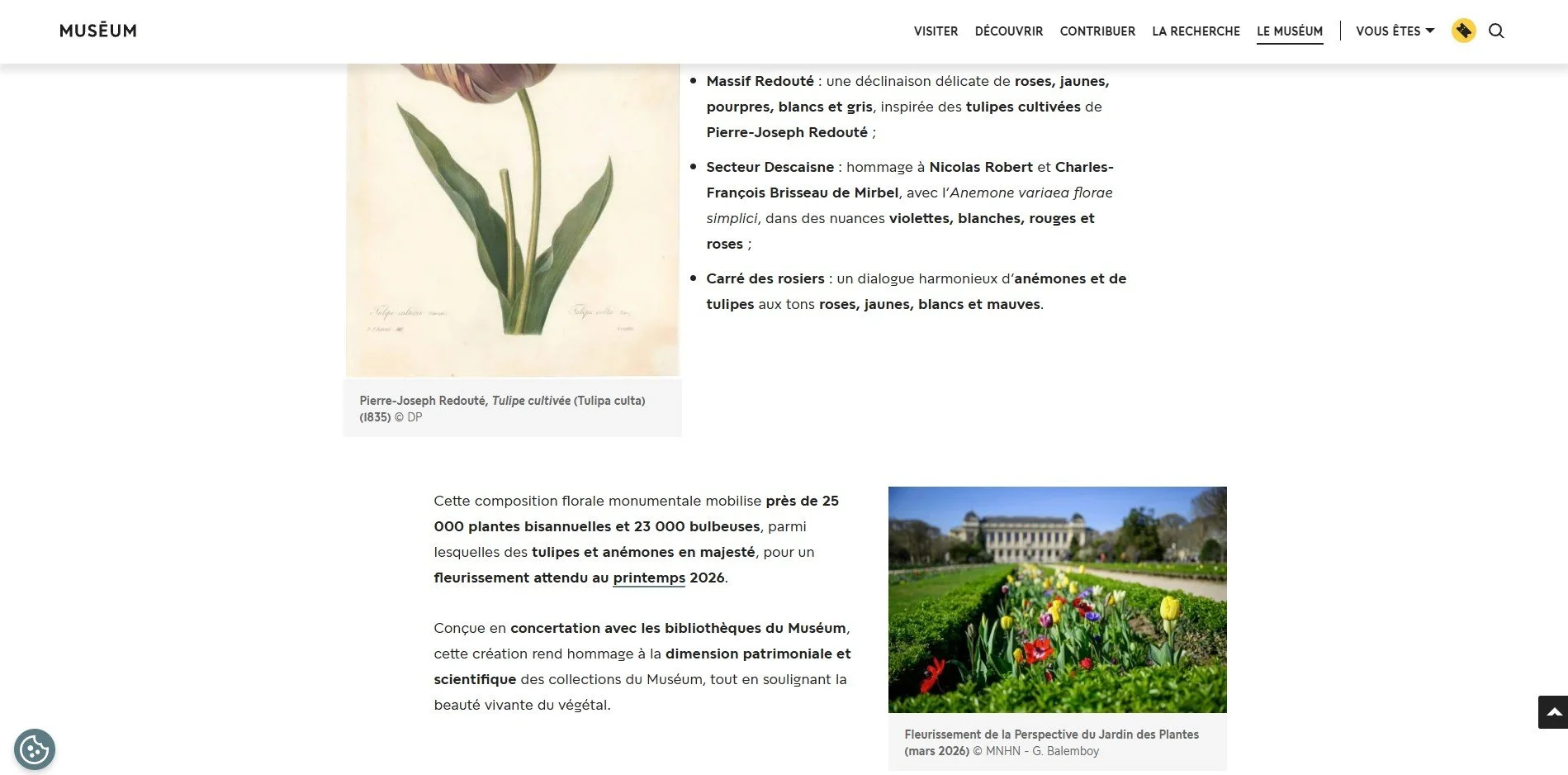 MNHN website, Paris, 2026