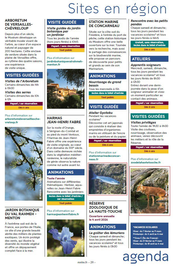 Pictures from the Marinarium and the Réserve de la Haute-Touche - La Girafe #18 - 2026