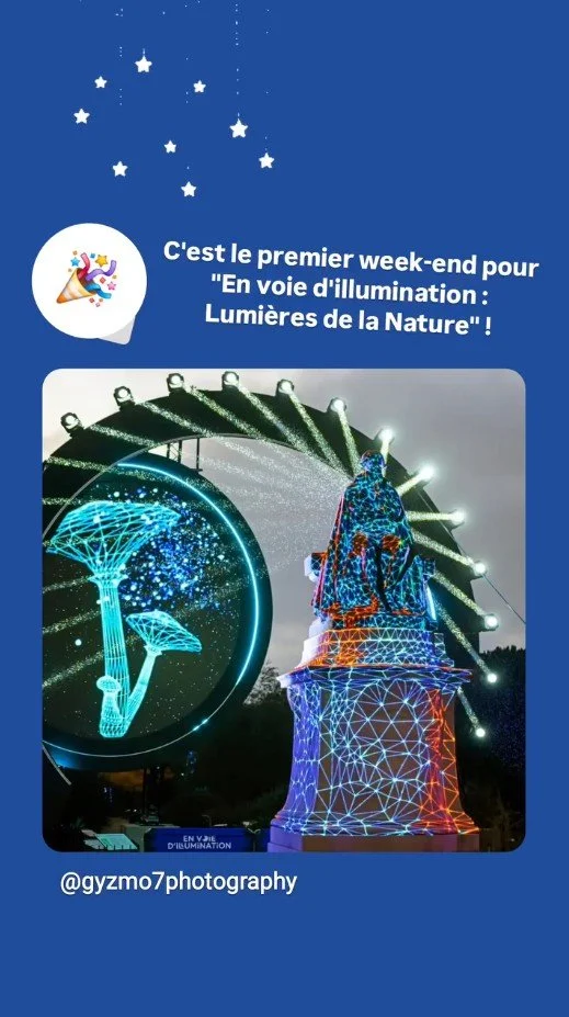 2025 Instagram story for the Jardin des Plantes de Paris, MNHN