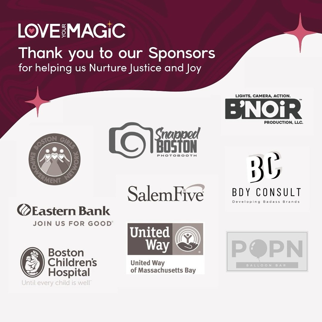 A heartfelt thank you to our sponsors for their invaluable support at this year&rsquo;s Love Your Magic Annual Conference! Your dedication has played a pivotal role in nurturing justice and joy, furthering our mission of uplifting, centering, and sup