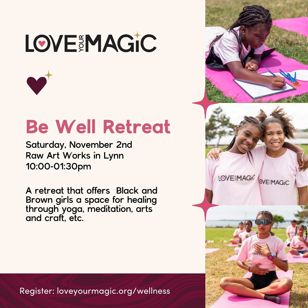 ✨ The Be Well Retreat is a one-day experience for Black and Brown girls in elementary school, offering healing through art, yoga, and dance in the North Shore. Join us as we create a space for connection, self-care, and community! 💫

Register today 
