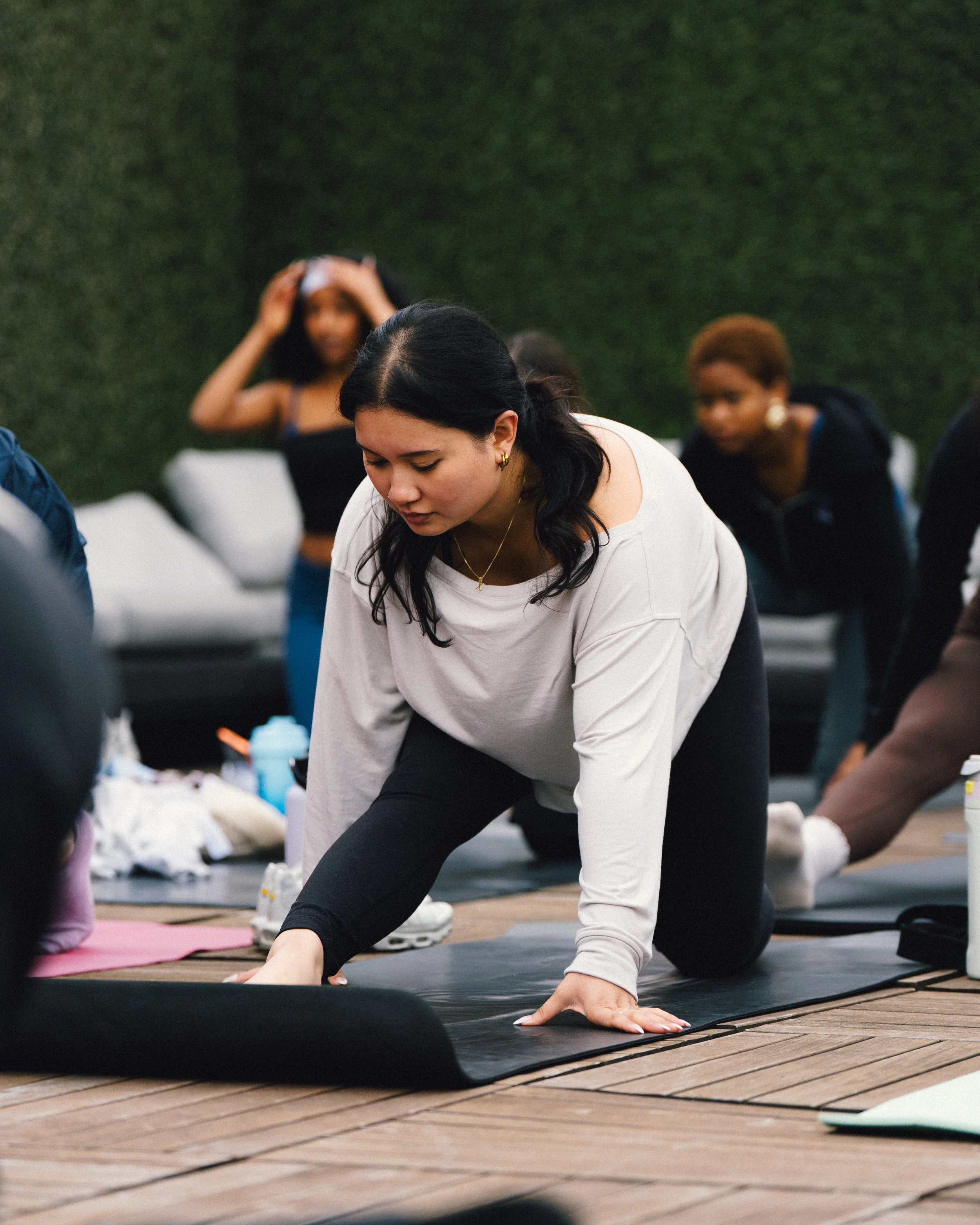 yoga on the rooftop