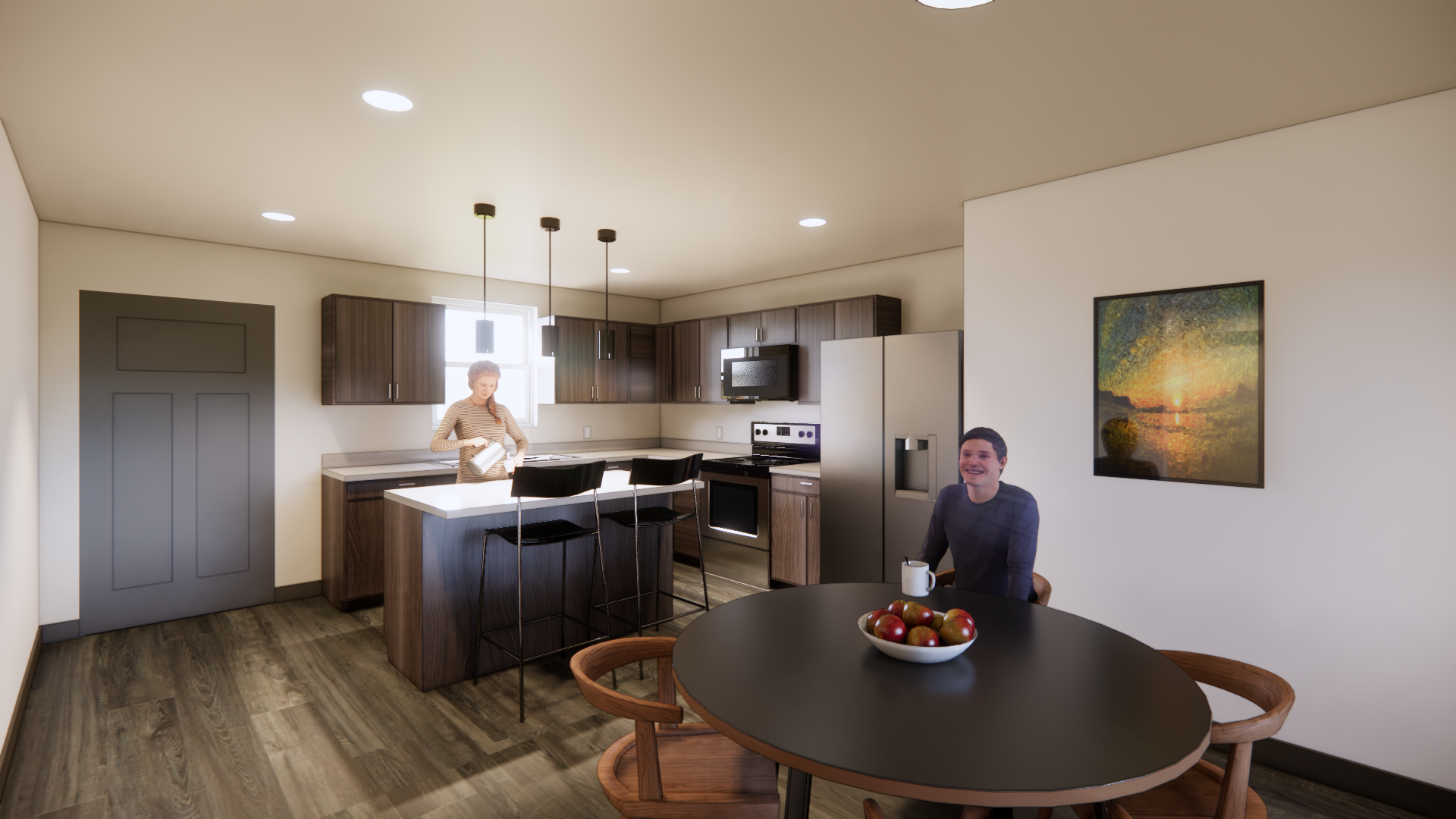 Interior - Kitchen, SW Urbane Bronze.png