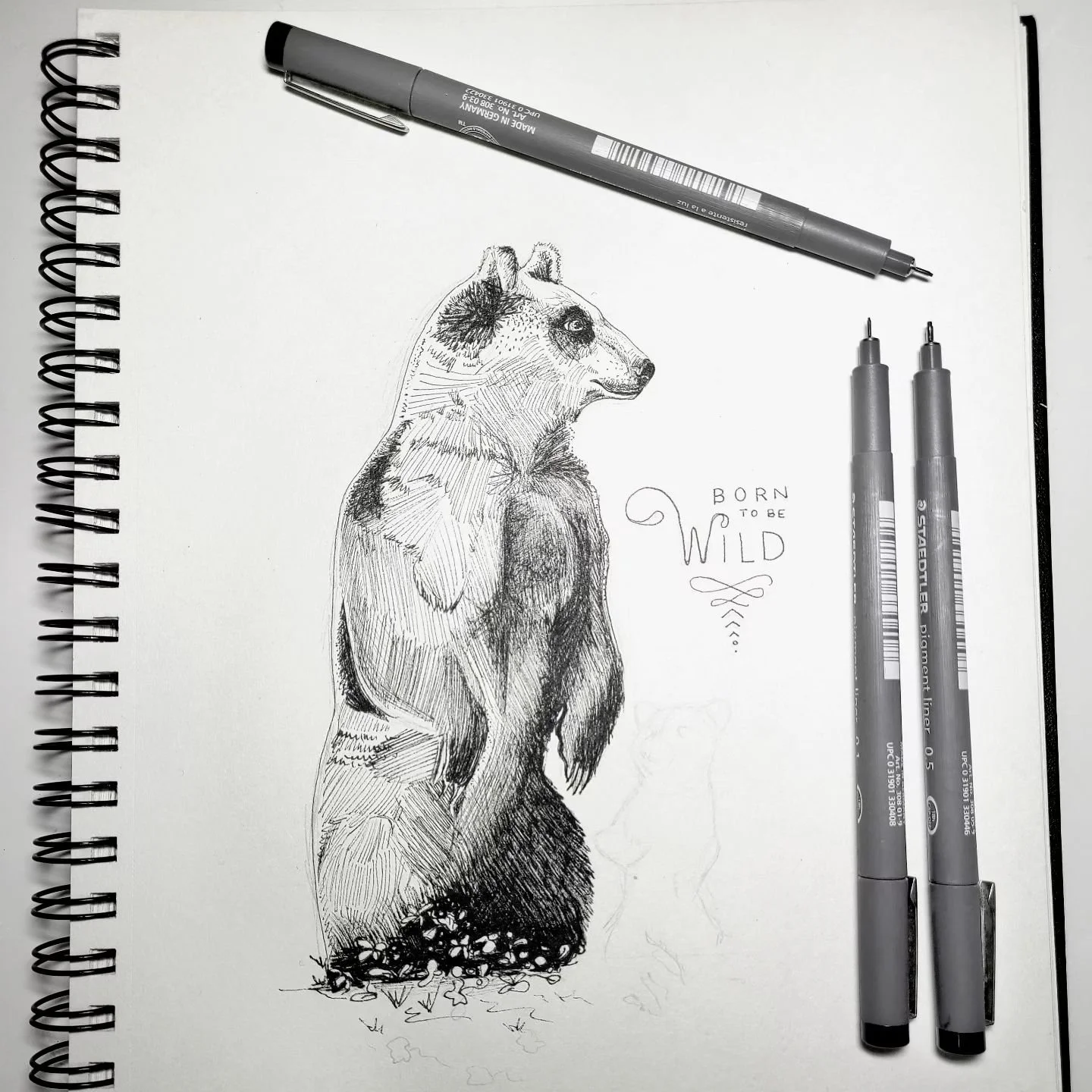 It all starts with a simple line&hellip; ✍️ Watching an illustration come to life, step by step, is always so fascinating ✨ There&rsquo;s something magical about this process, where simplicity slowly transforms into a piece filled with emotion 🤎

👉