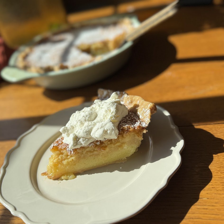 Deep Dish Lemon Chess Pie