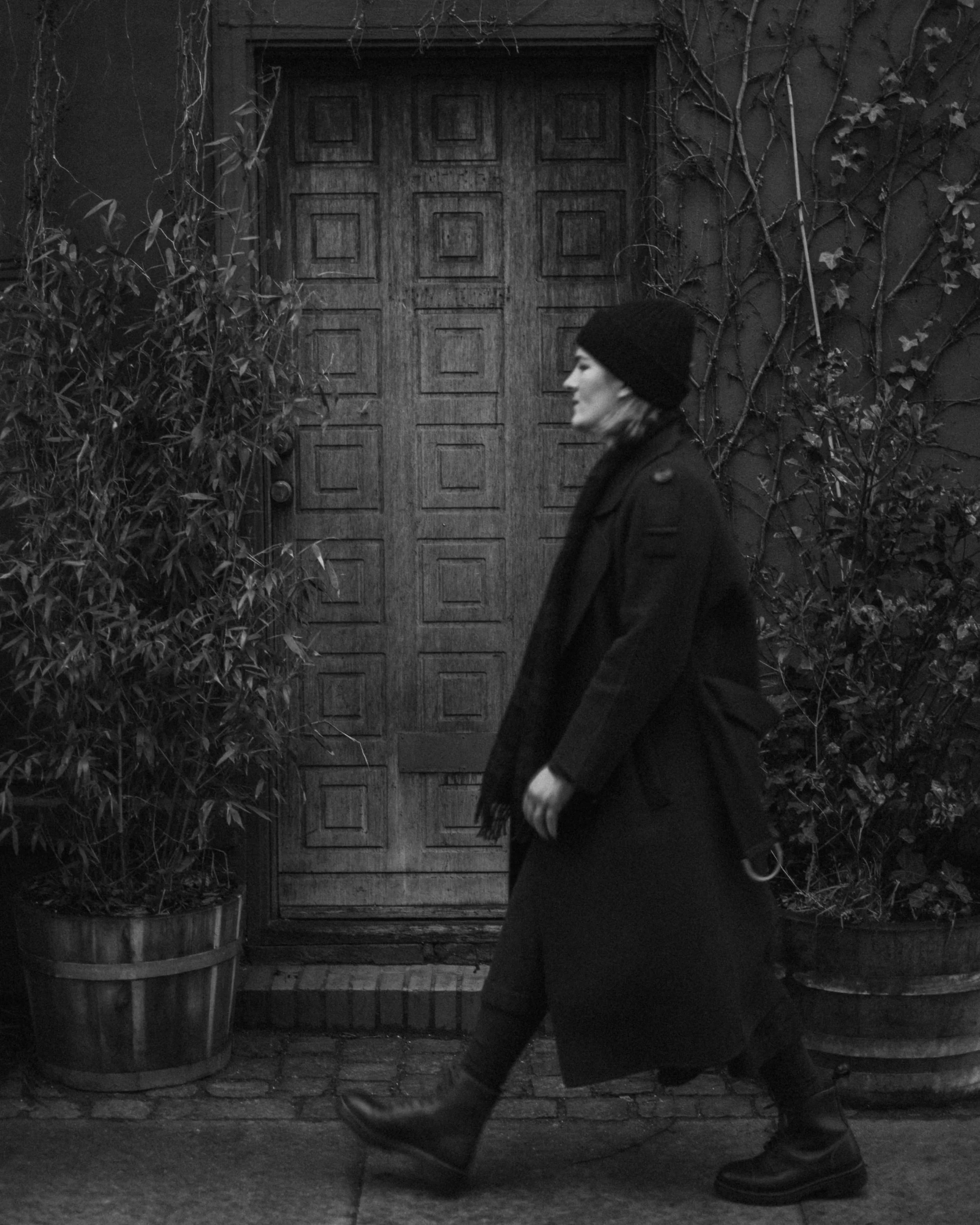 black and white portrait photography