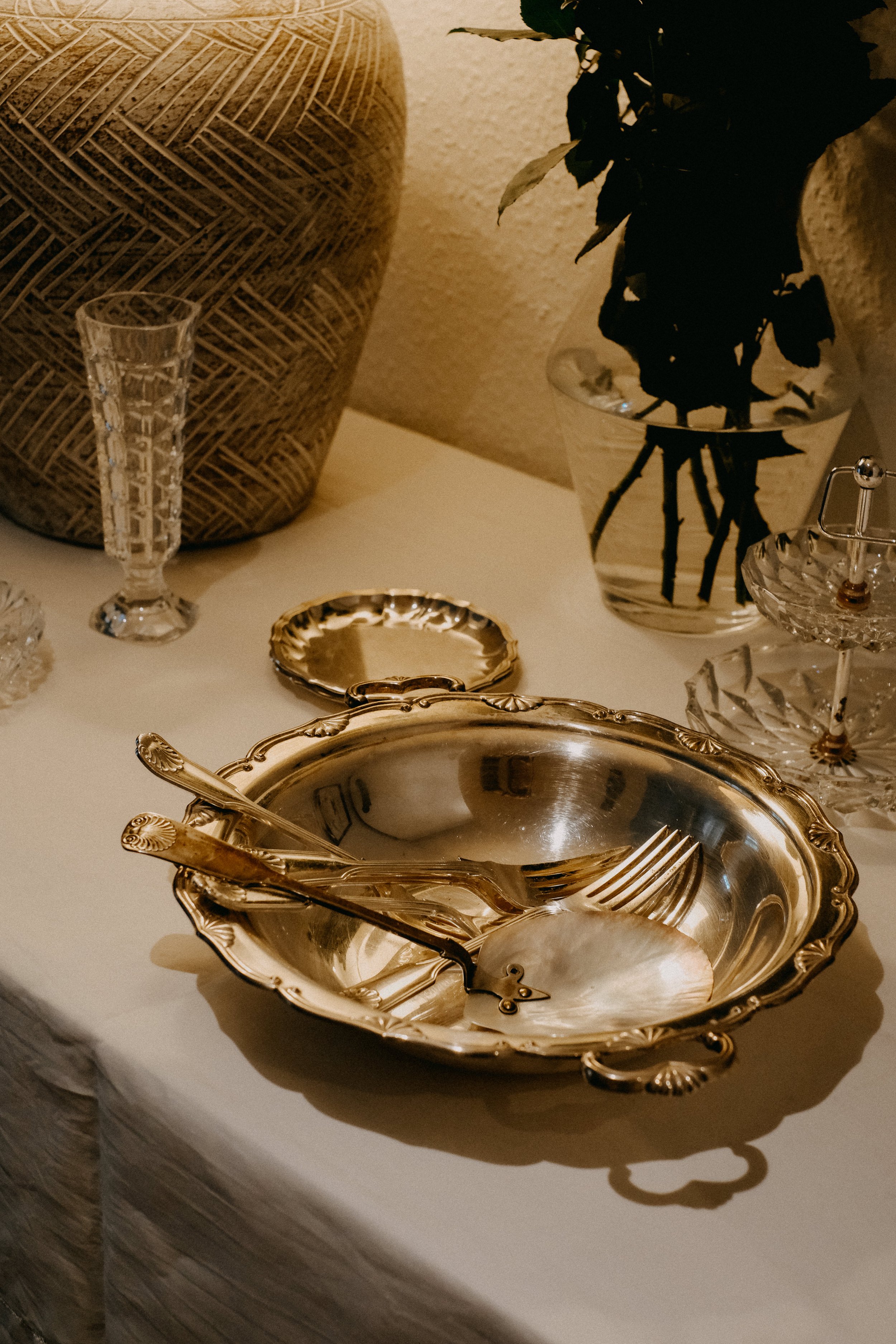 antique silverware, vintage silver cutlery