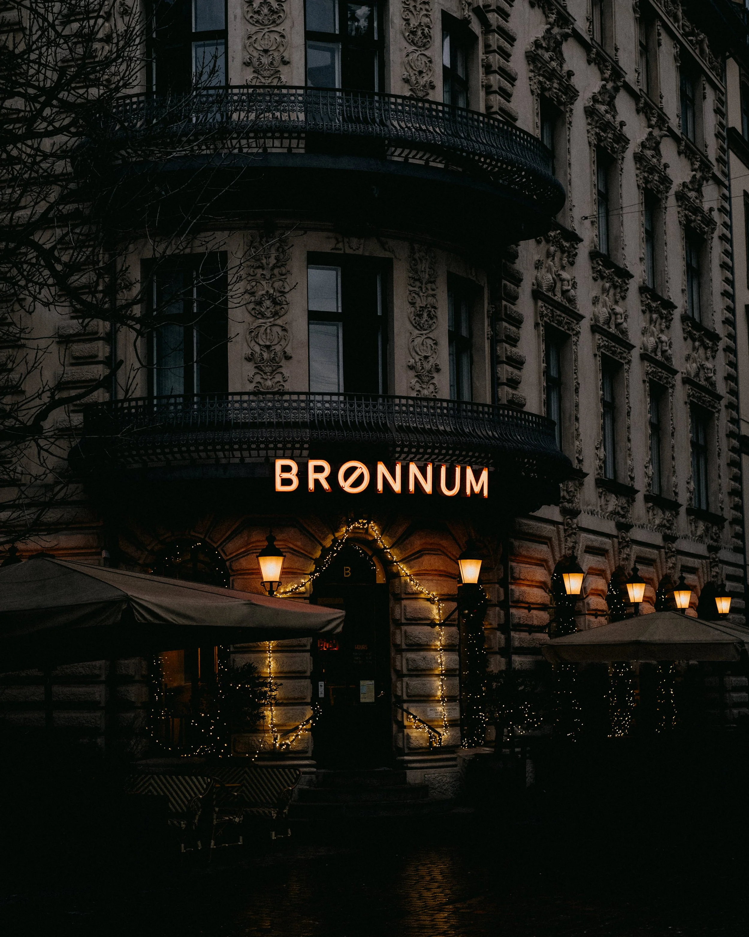 night time street photography in Copenhagen