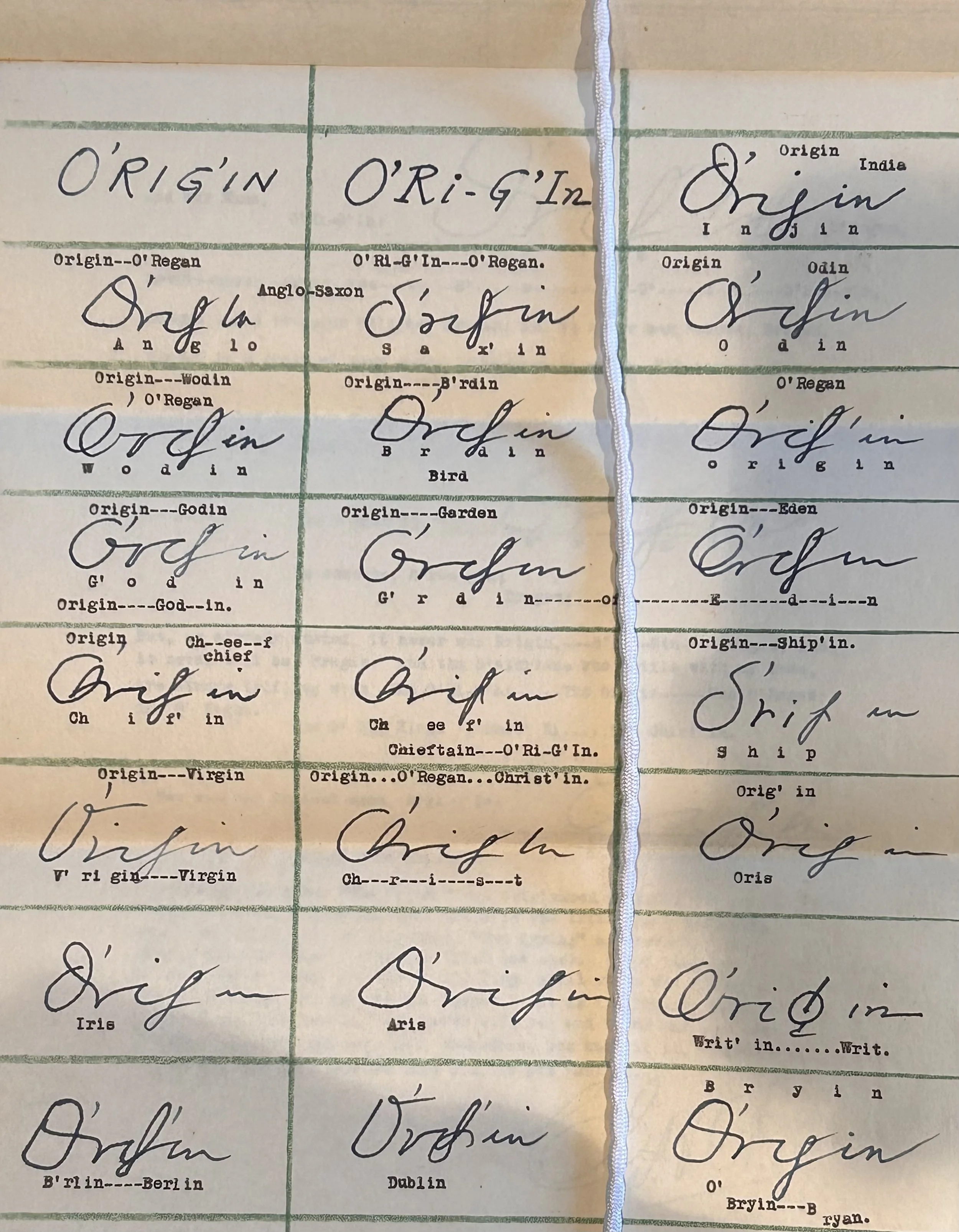  Origin—second page 