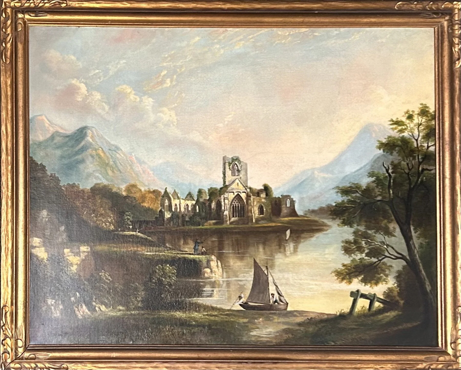  “Island Near Renvyle” Sarah E. Hanley, oil on canvas, c. 1935 