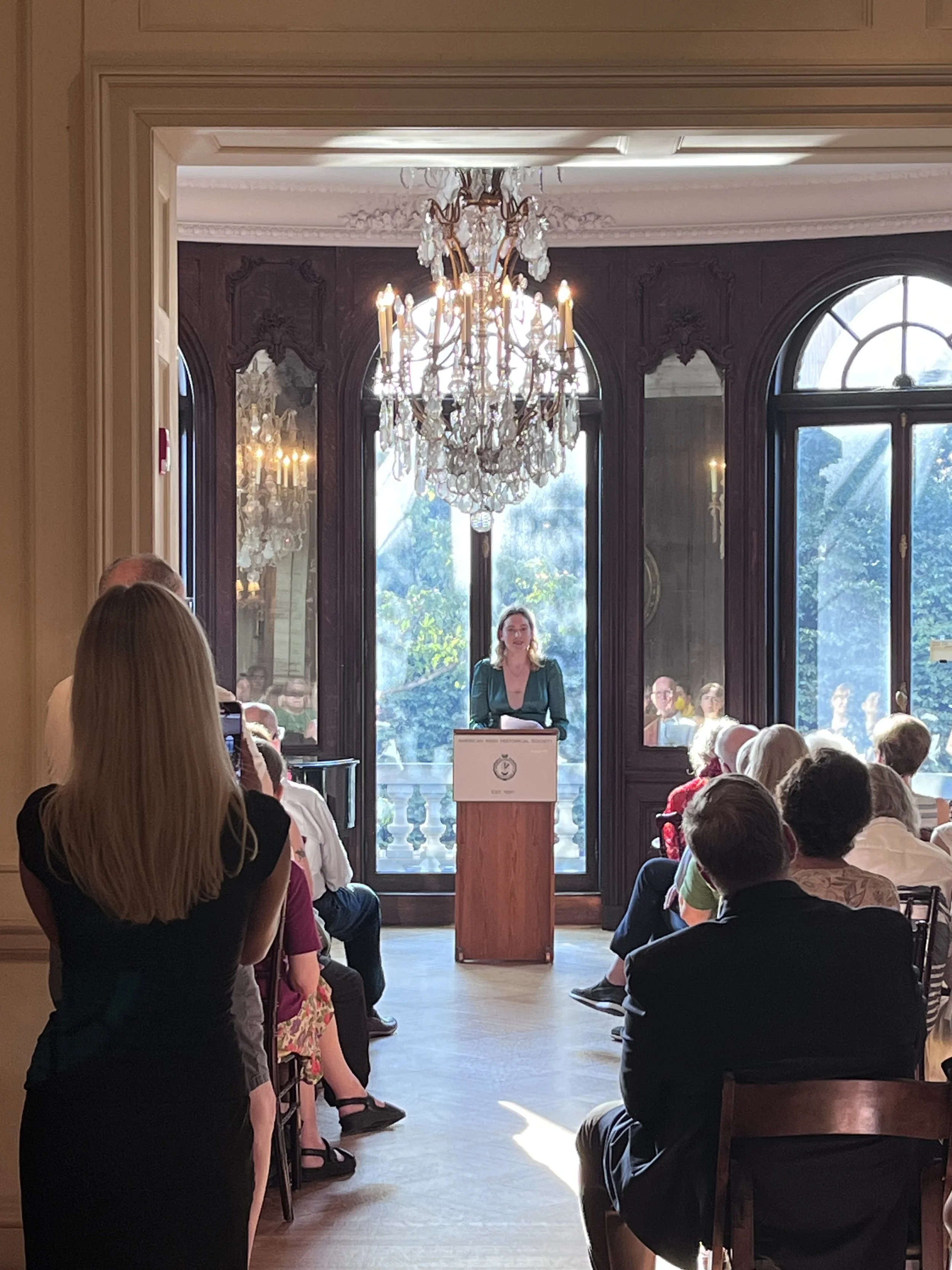  Aishling Connaughton Edwards, AIHS Curator, Monday July 28th April 2025 