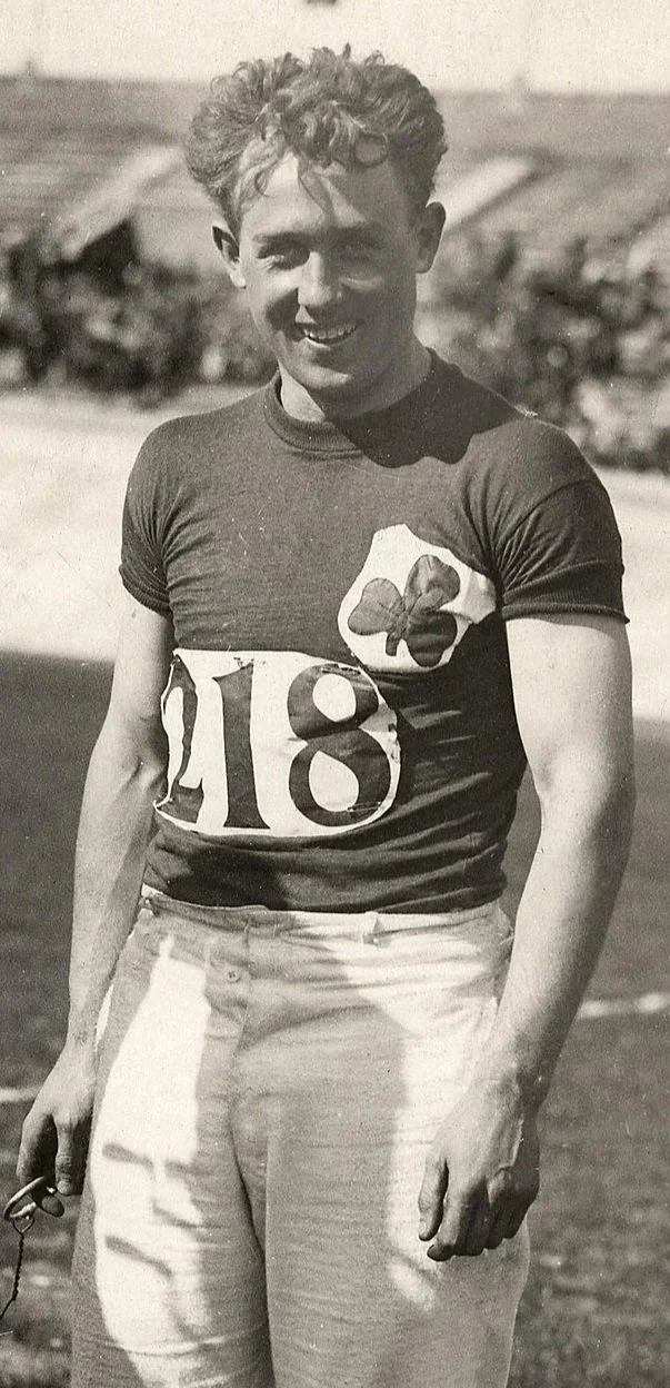  Pat O’Callaghan at the Olympics, unknown photographer. 