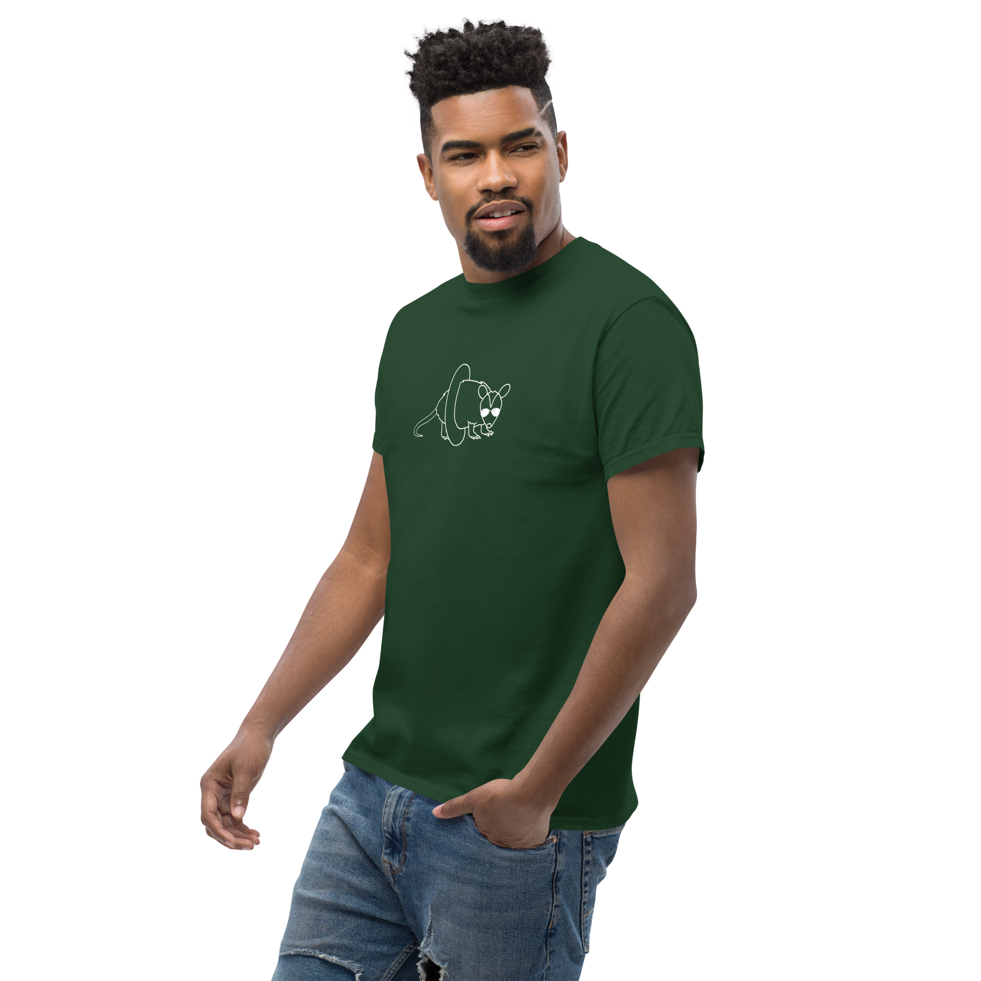 unisex-classic-tee-forest-green-left-front-685c58c923a75.png