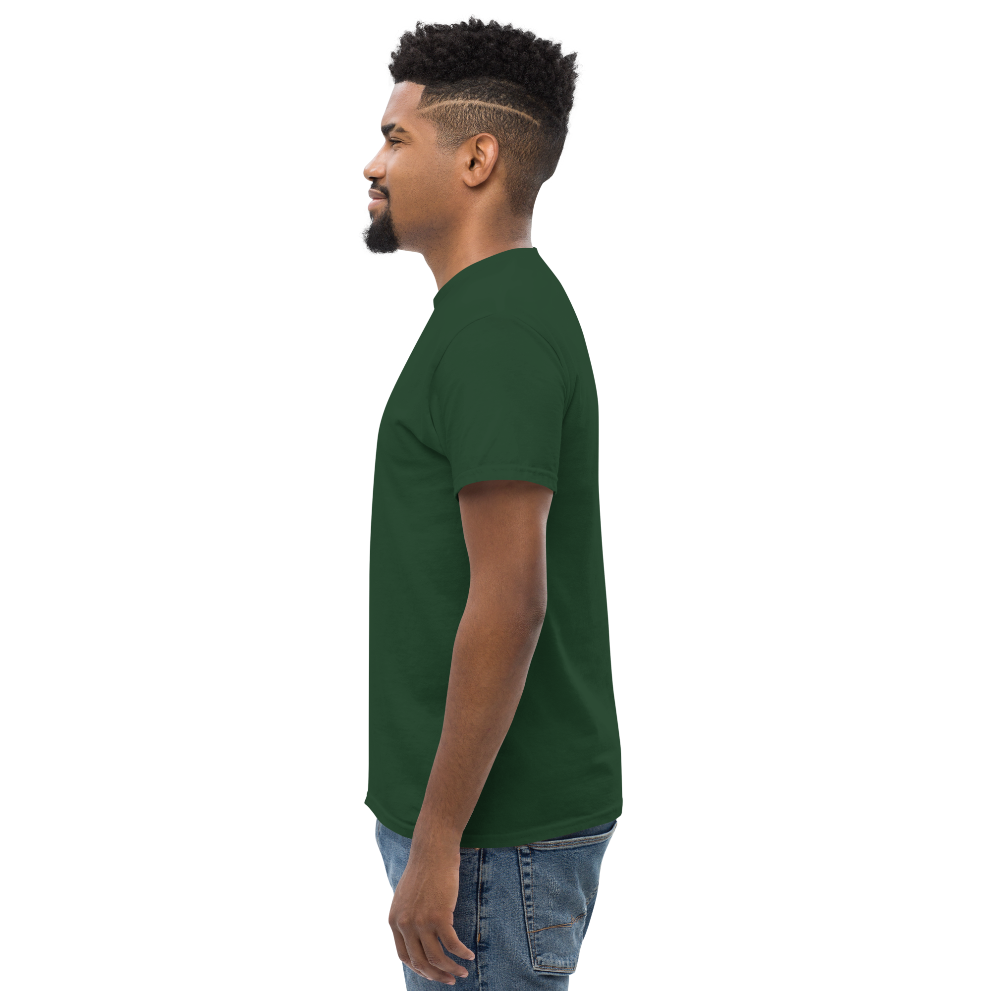 unisex-classic-tee-forest-green-left-685c5923975e3.png