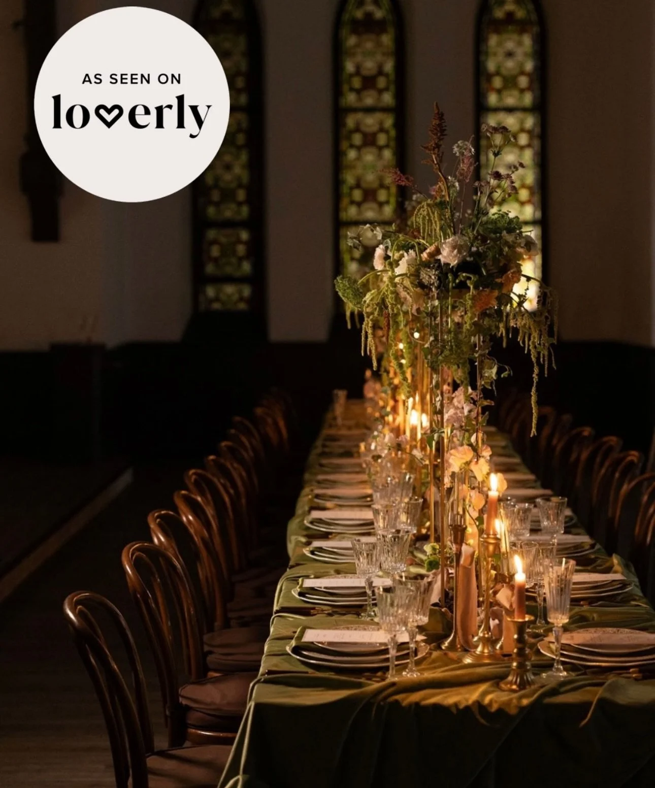 In case you missed it this killer editorial shoot got featured in @loverly what an absolute honor! We had the dream team collaborate on this amazing shoot to create a wedding that felt warm, intimate and luxurious. From huge kings tables to twinkling