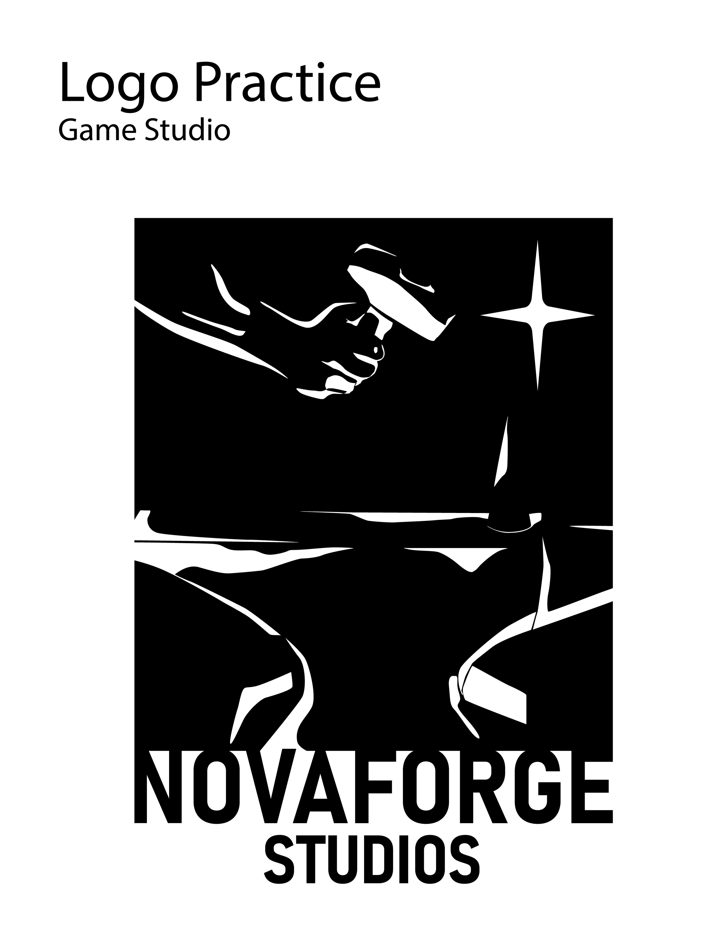 Logo Practice -
Prompt: A game studio named "Novaforge Studios" with a focus on gritty and story driven videogames.