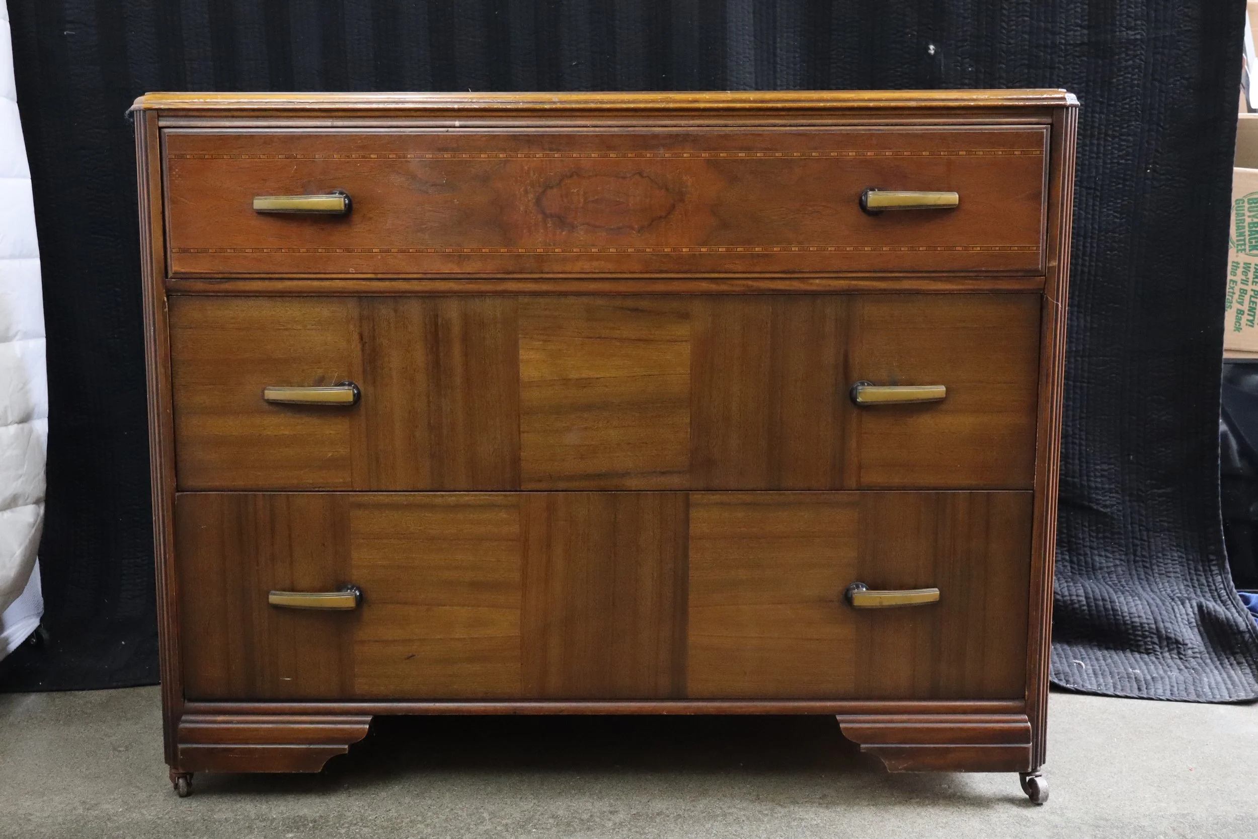 art deco drawer vanity, art deco, golden age, rare, vtg, vintage, collectible, wood, mahogany, handmade, hand made, hand-made, furniture, interior decor, decor, interior design, classic
