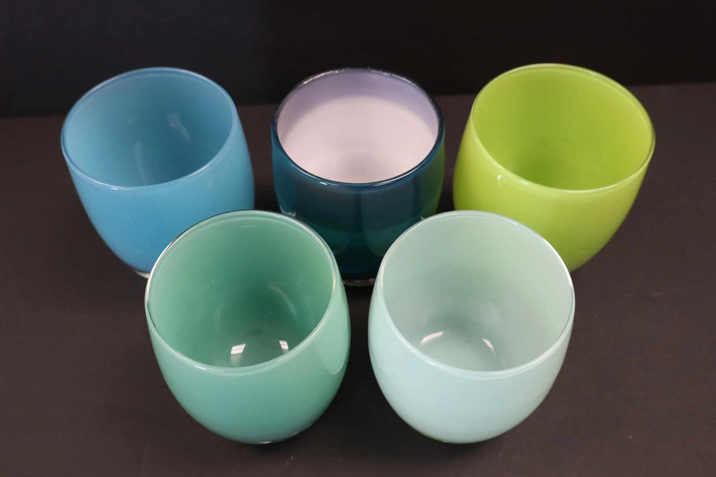 Large Lot of Glassbaby candle holders, chic, interior design, furniture, decor, decoration, candle, candles