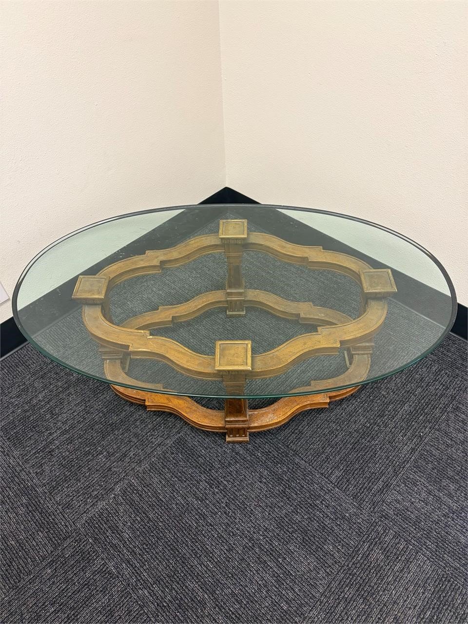 Vintage Drexel Heritage "Francesca" Oval Cocktail Table, vintage, drexel, rare, vtg, mcm, italian, italian design, interior design, collectible, furniture