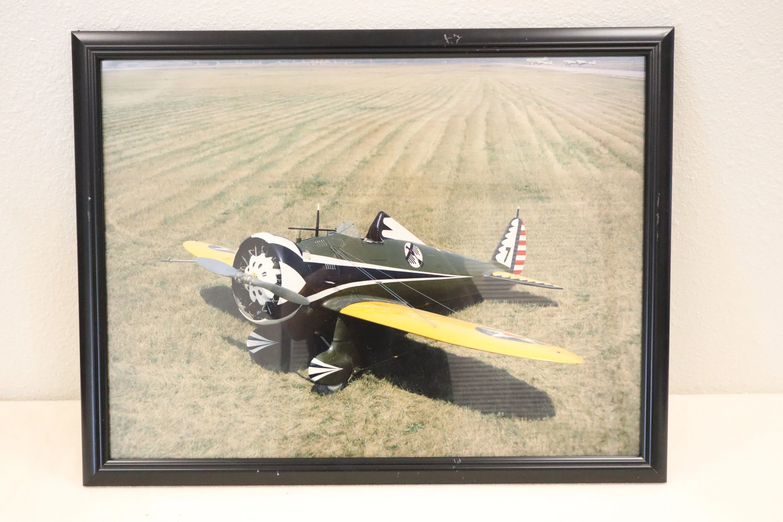 Boeing P-26A Fighter framed print, military, art, photo, photography, aviation, flight, plane, decor