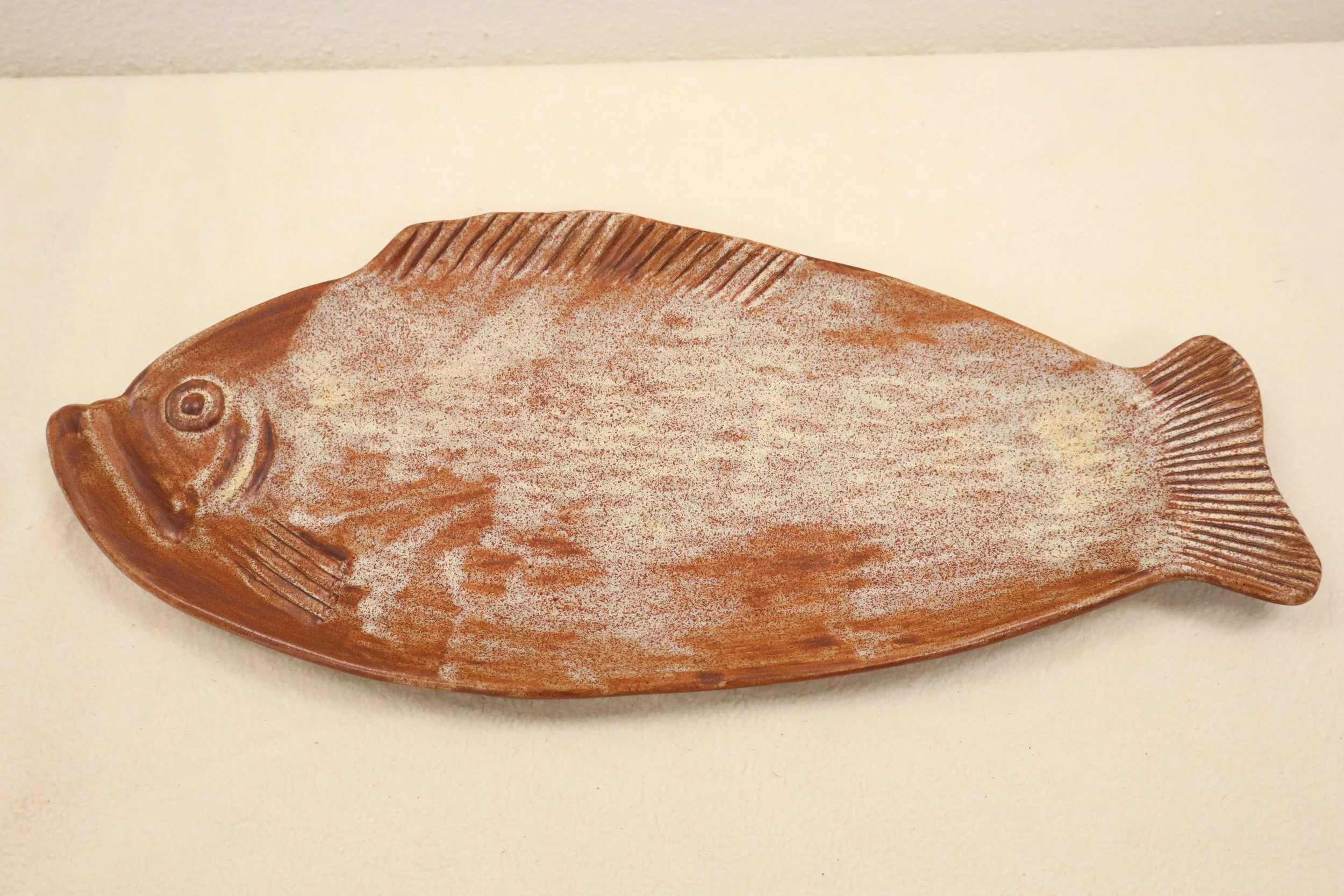 THORA Ovenware Fish Platter, kitschy, fish, kitchenware, vintage, vtg, rare, collectible