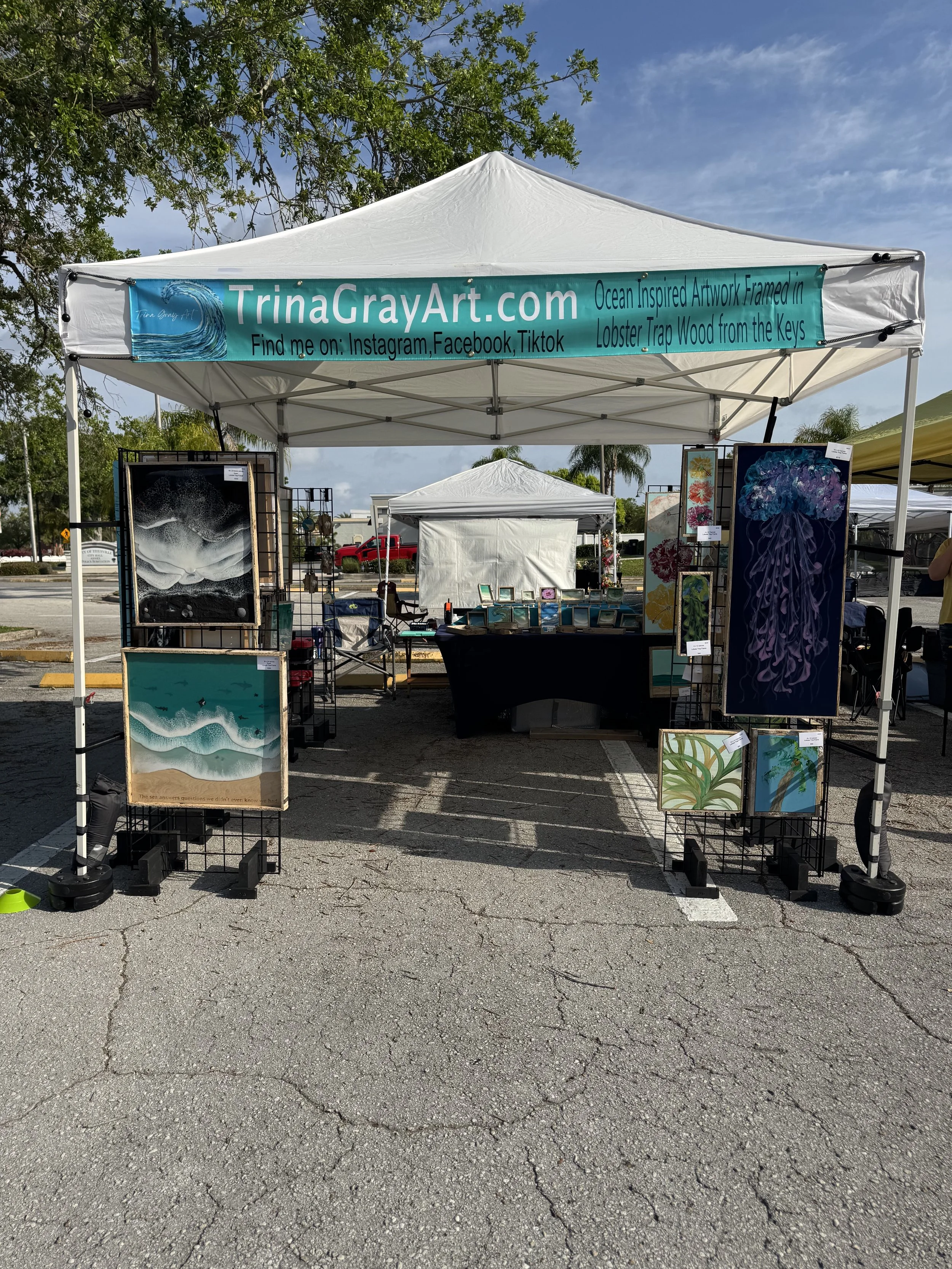 Cocoa Village Art Market-Green Circle