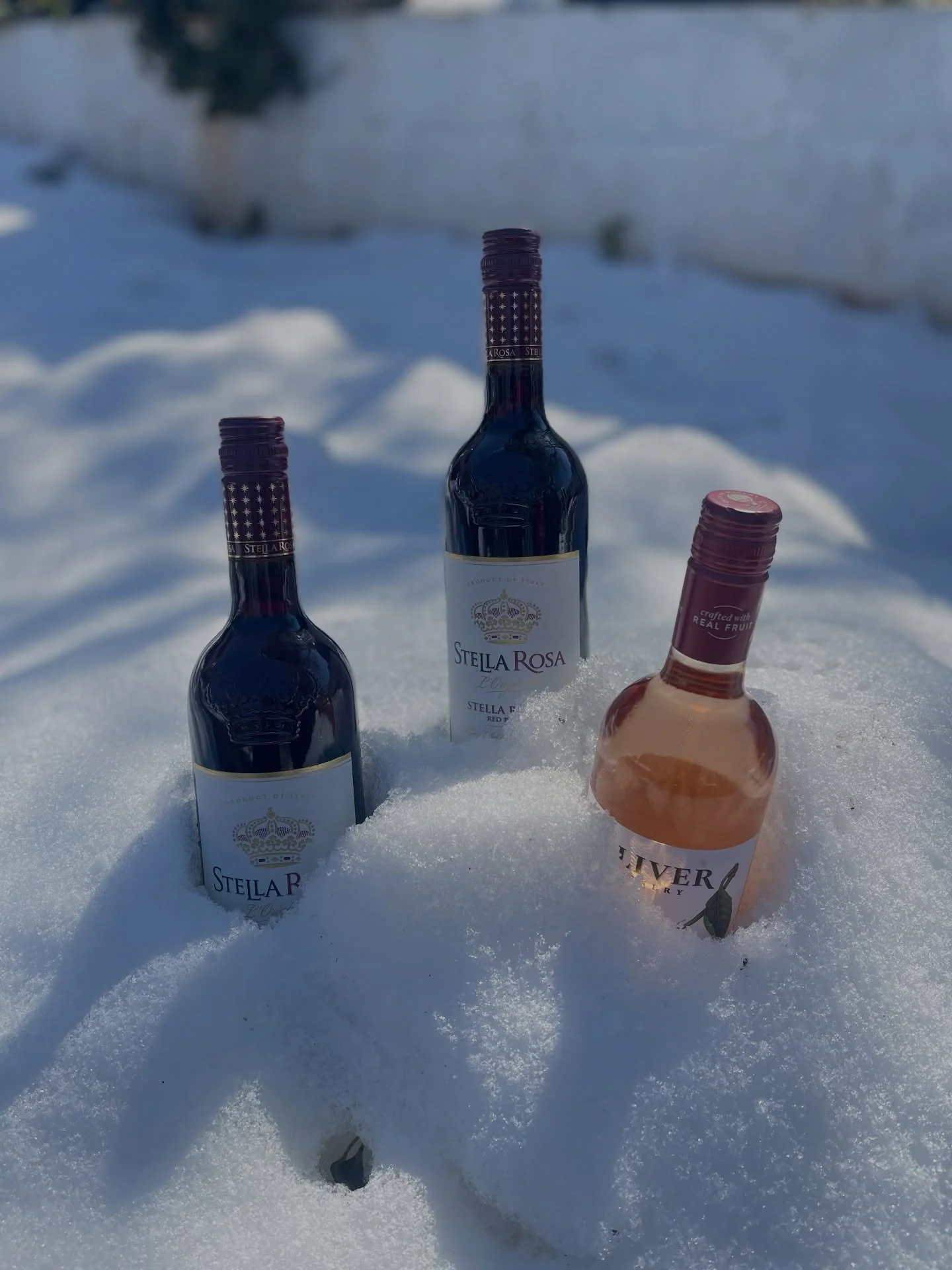 Sometimes the weather plays in your favor. A designer pivots and call it style. 
Our friends are chilling in the snow.