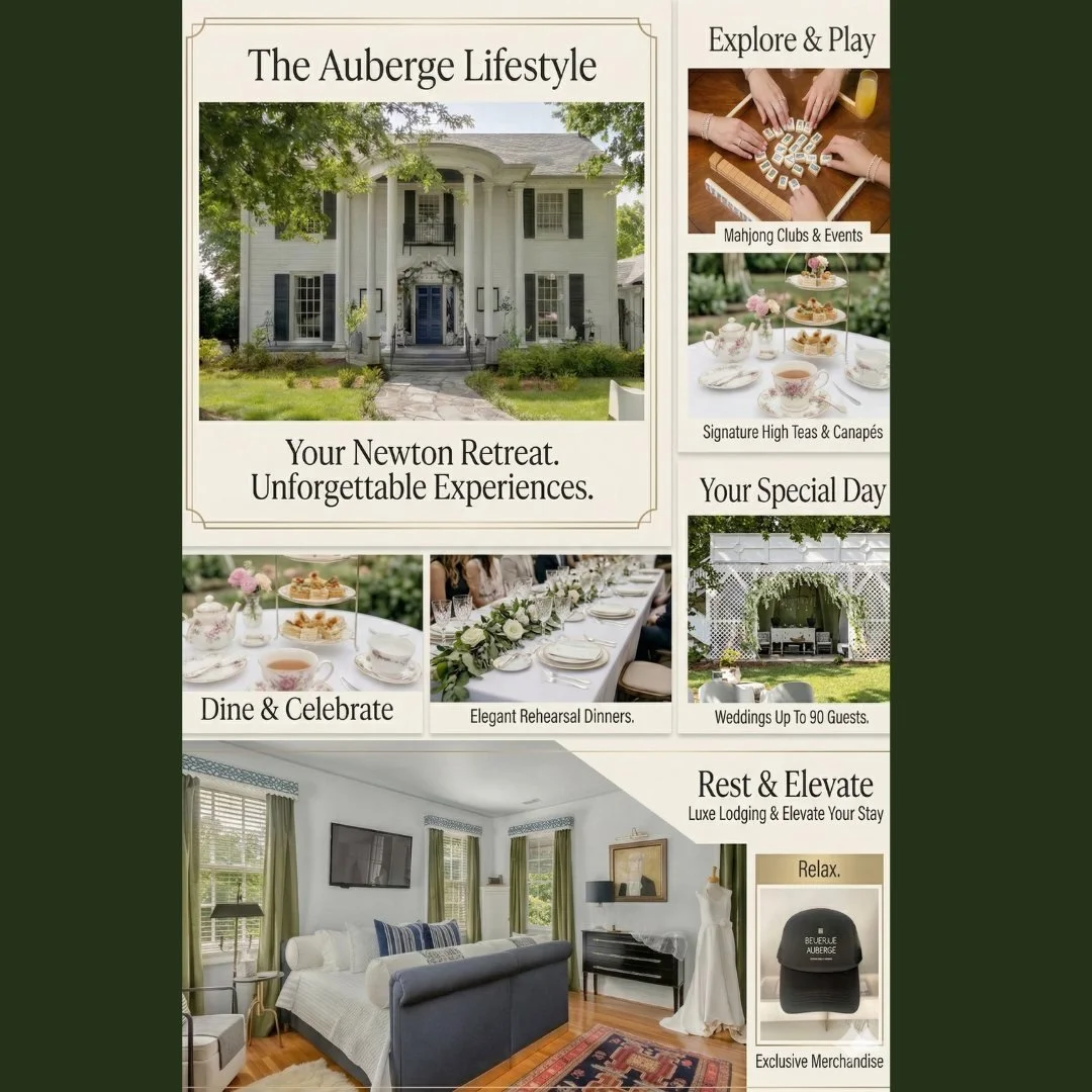 The Auberge Lifestyle is your Newton retreat. Unforgettable Experiences to make your special day restful and elevated.