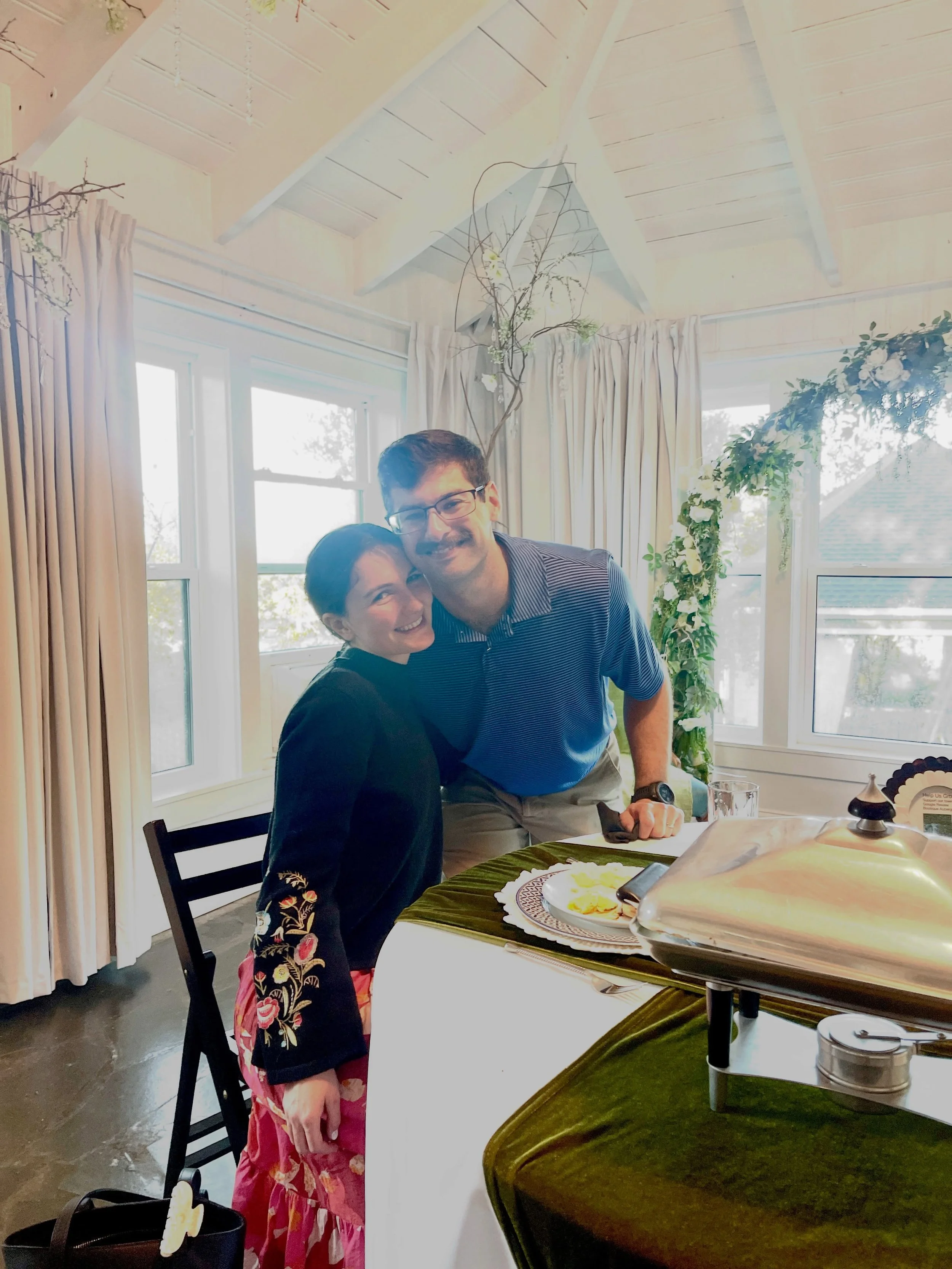 Every bride and groom that makes this place their home base leave with a huge smile and a thankful heart. 
Breakfast in house served hot and fresh.
