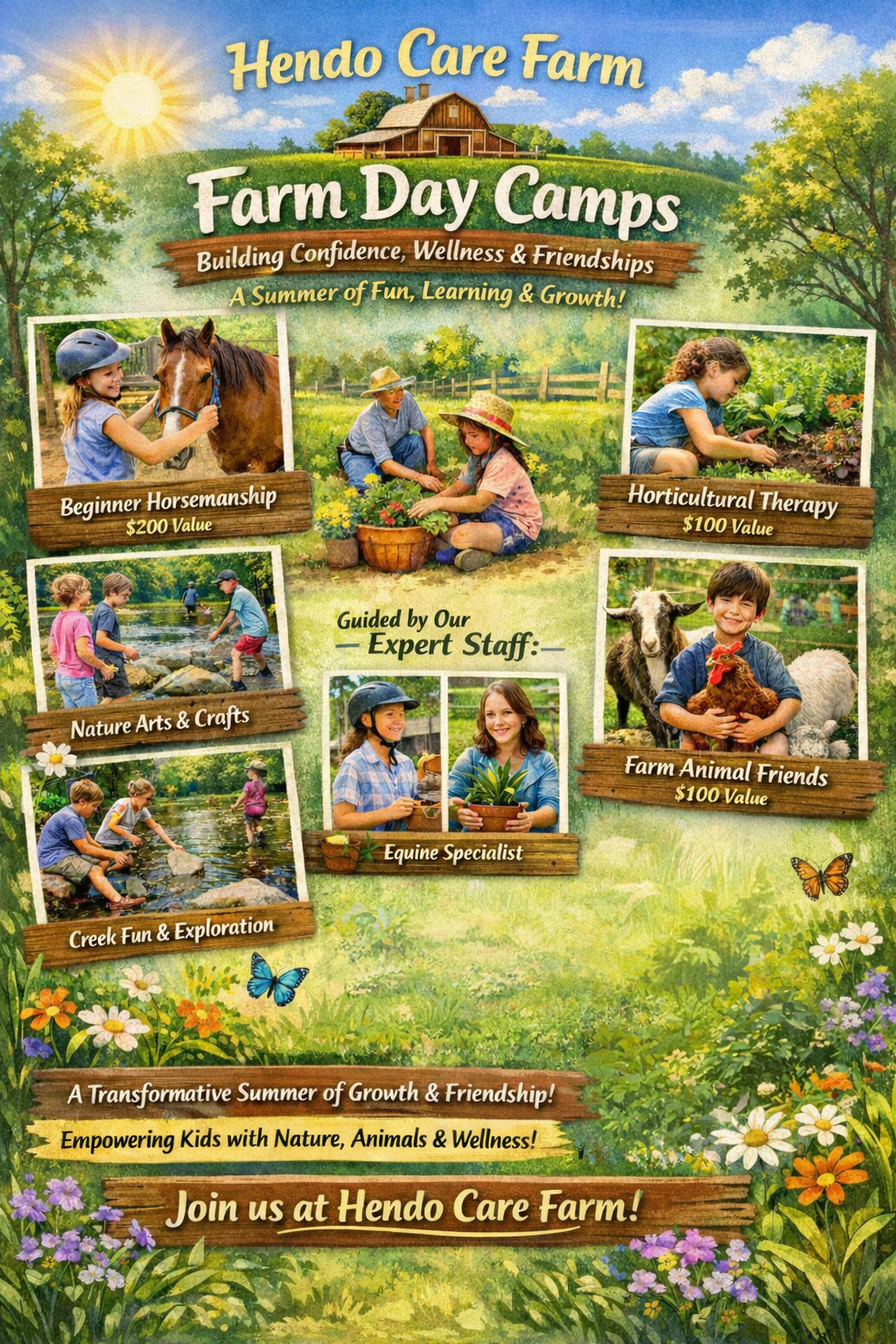 Farm Day Camp - Ages 6-9 yrs, June 2-4