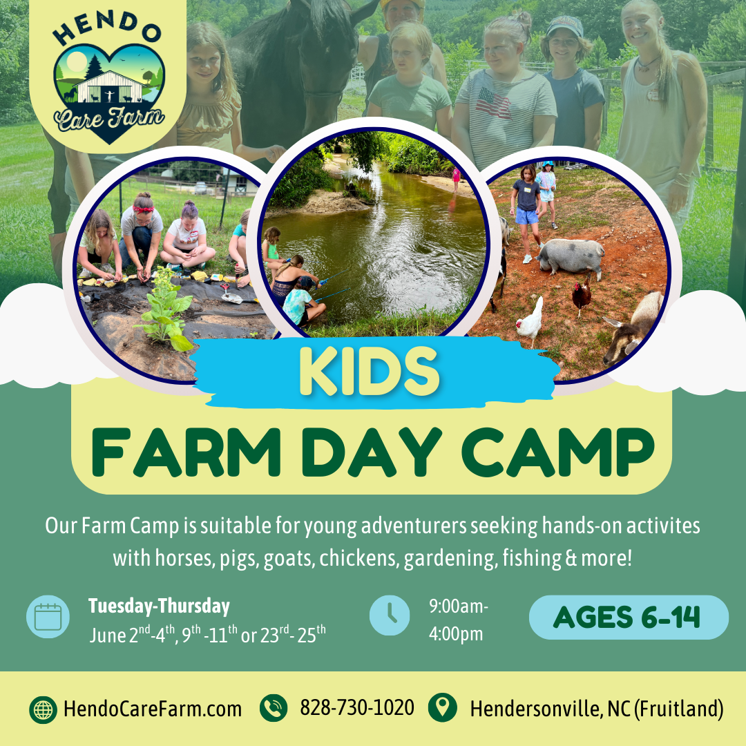 Farm Day Camp - Ages 6-9 yrs, June 2-4