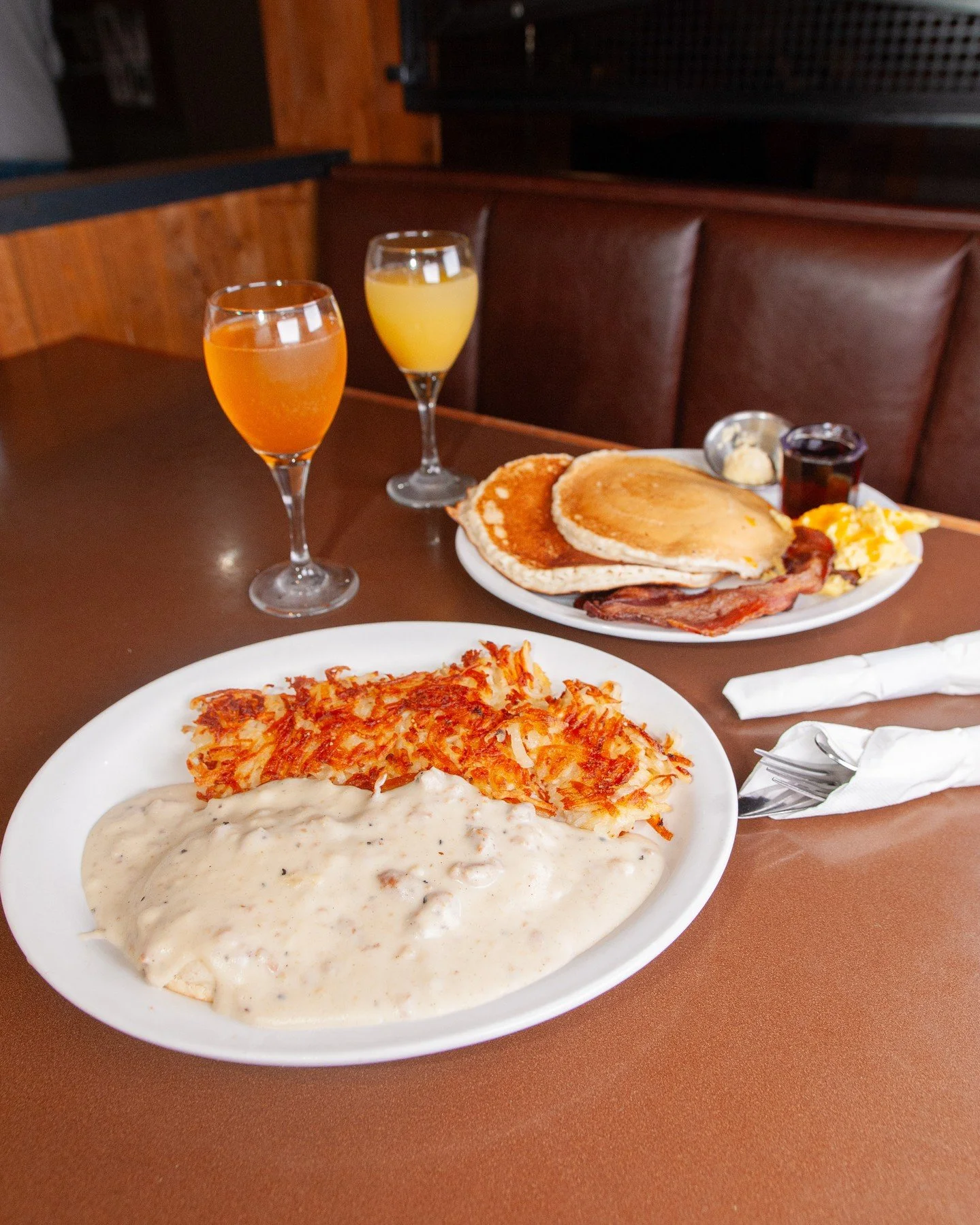 It's hard to miss with a big ole' plate of Biscuits and Gravy!